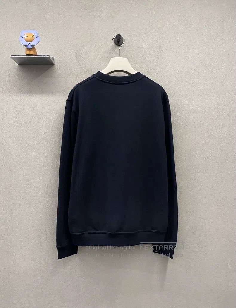 Hermes Hermes Navy Blue Sweatshirt, Pure Cotton Size L / US 10 / IT 46 - 2 Thumbnail