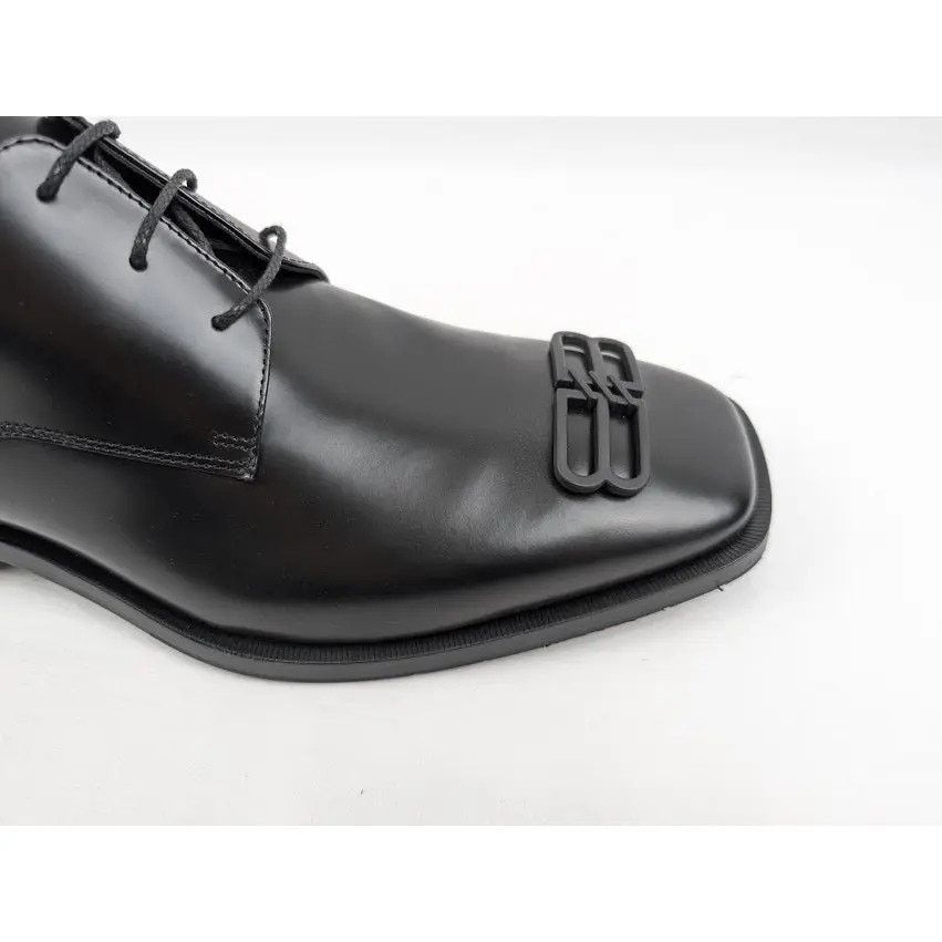 Balenciaga o1rshd1 Rim BB Icon Derbie Shoes in Black Size US 8 / EU 41 - 3 Thumbnail