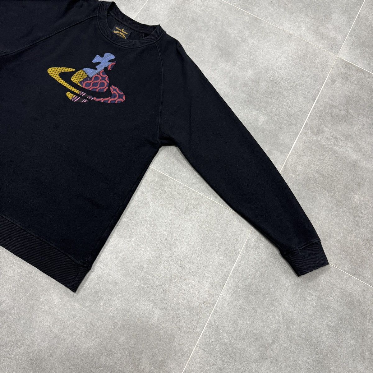 Vivienne Westwood Vivienne Westwood Anglomania Big Logo Men Black Sweatshirt Size US M / EU 48-50 / 2 - 6 Thumbnail