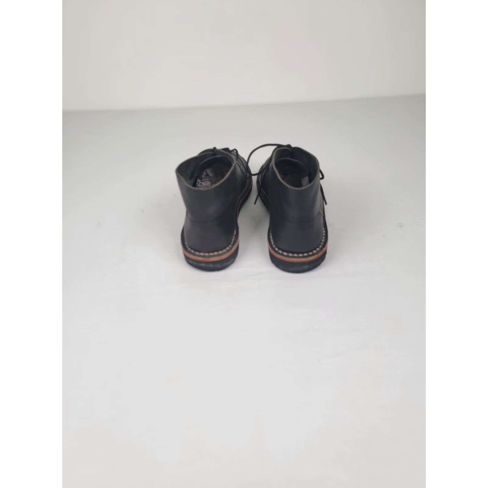 Vintage Steve Mono Boot Men 7.5 M Black Leather Hand Crafted Ankle Bootie Size US 8 / EU 41 - 3 Thumbnail