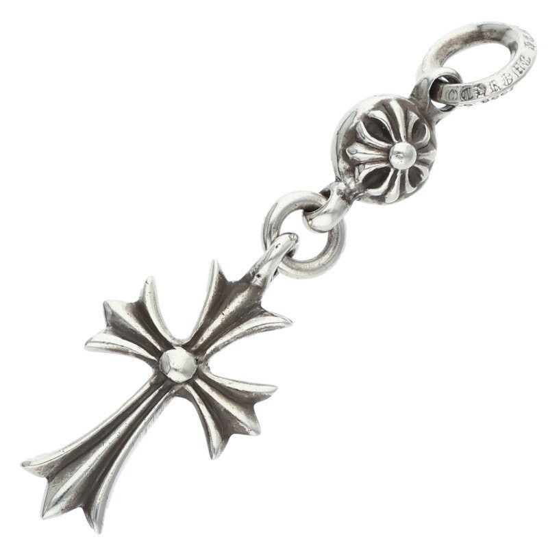 Chrome Hearts Chrome Hearts Silver Tiny CH Cross Necklace Size ONE SIZE - 1 Thumbnail