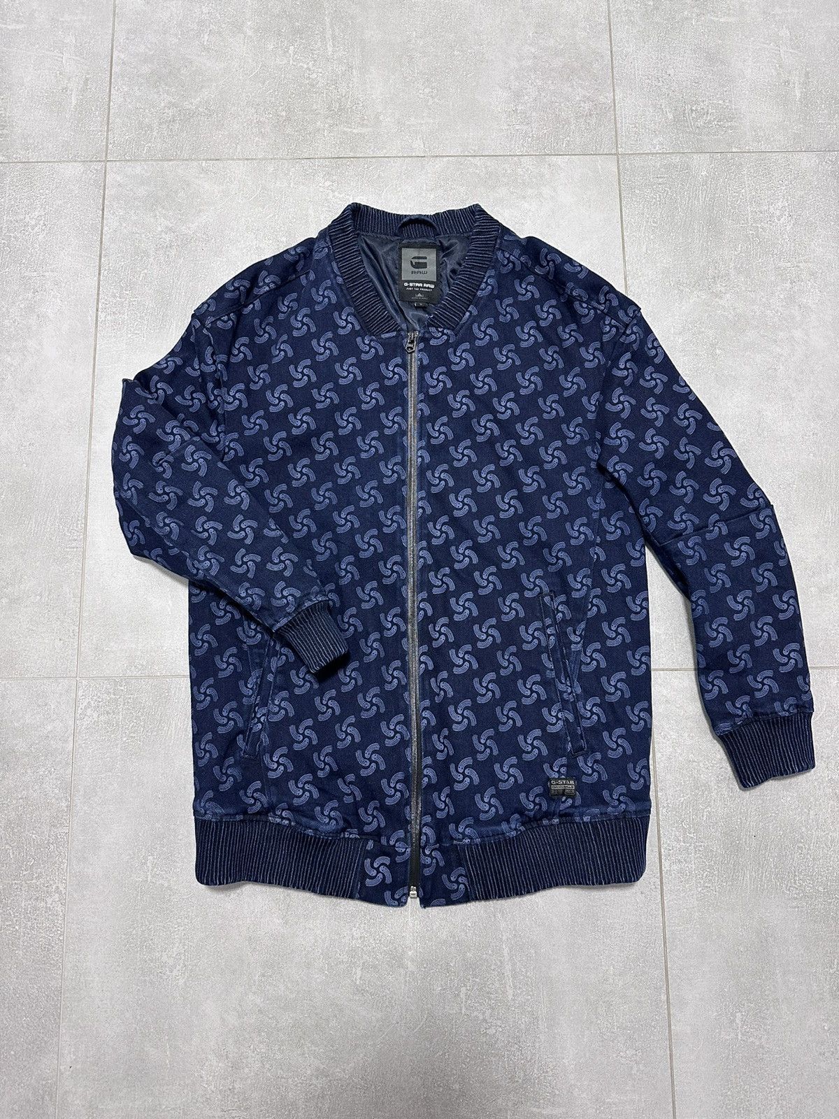 G-Star × Pharrell G Star Pharrel Williams Blue Bomber Exclusive Jacket Size S Size US S / EU 44-46 / 1 - 1 Thumbnail