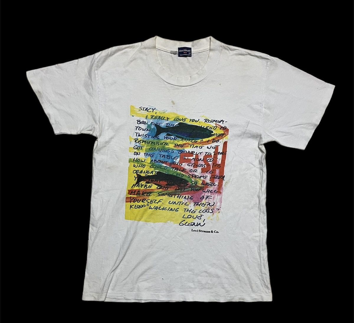 Levi's × Vintage Vintage Levis Tshirt Size US M / EU 48-50 / 2 - 1 Thumbnail