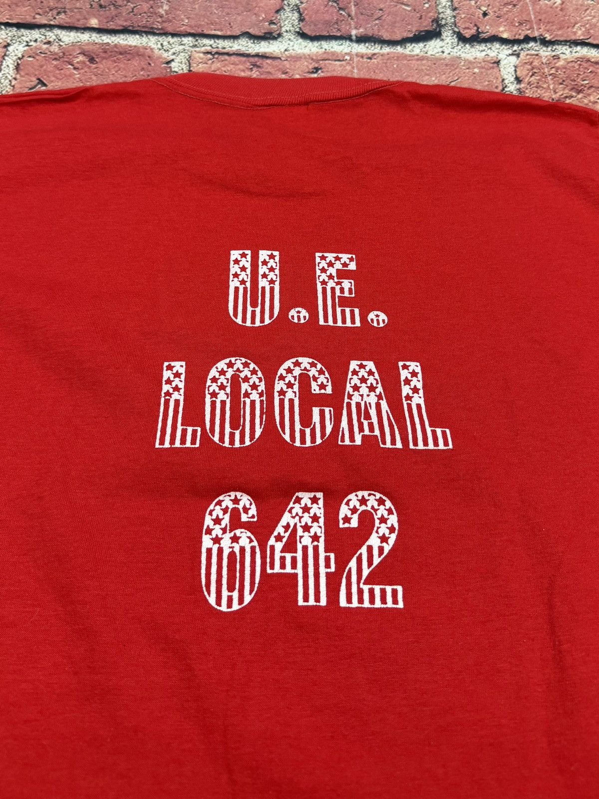 Vintage UE Local Union Viva La Roja La Blanca Y La Azul Tee 80s Size US M / EU 48-50 / 2 - 6 Thumbnail