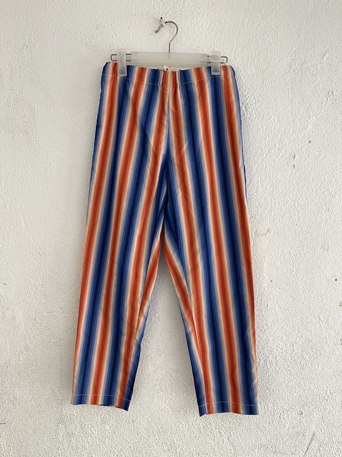 Marni Marni Bold Striped Cotton Cropped Capris Stretchable Trouser Size 22" - 1 Thumbnail