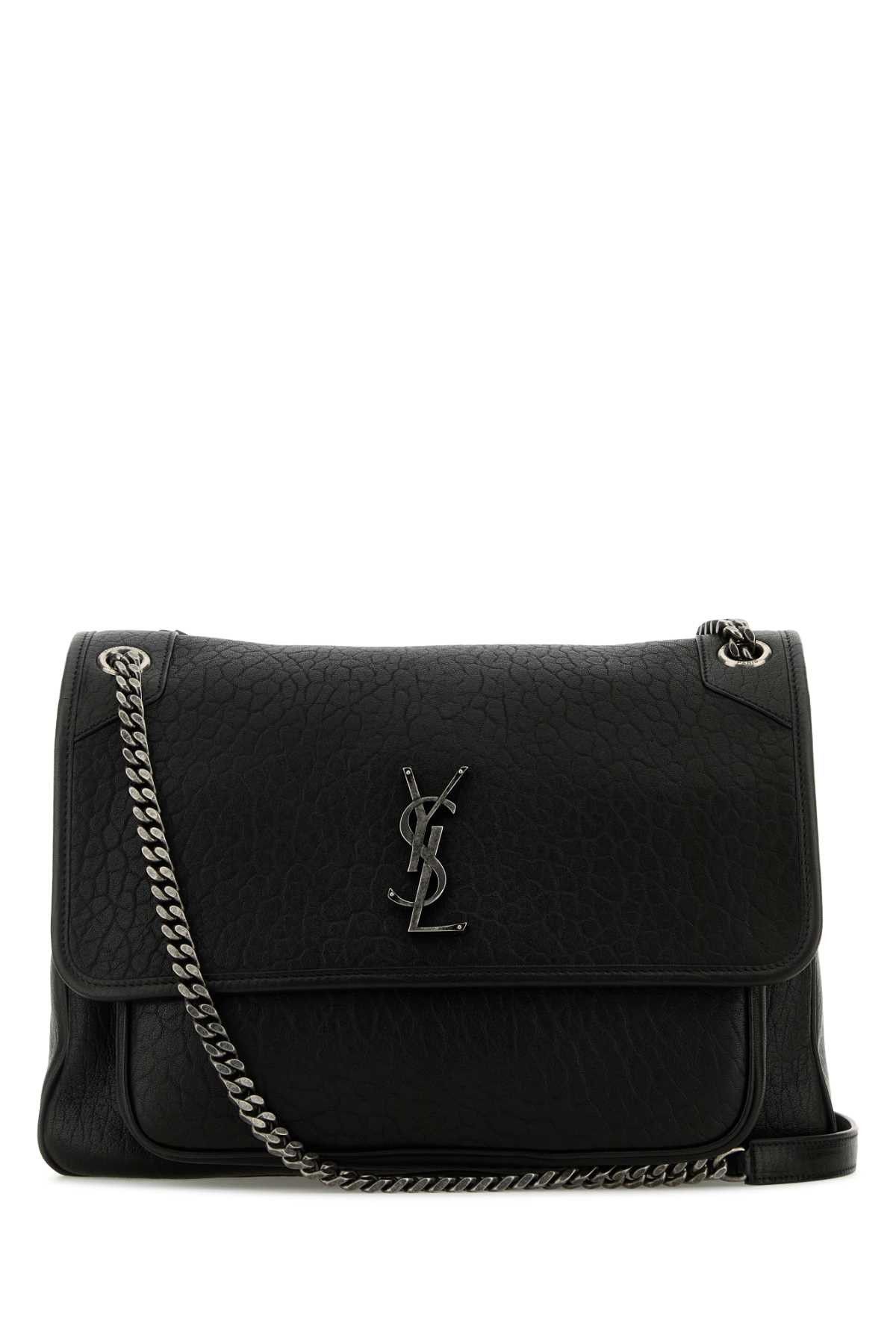 Saint Laurent Paris Black Leather Large Niki Bag Size ONE SIZE - 1 Thumbnail