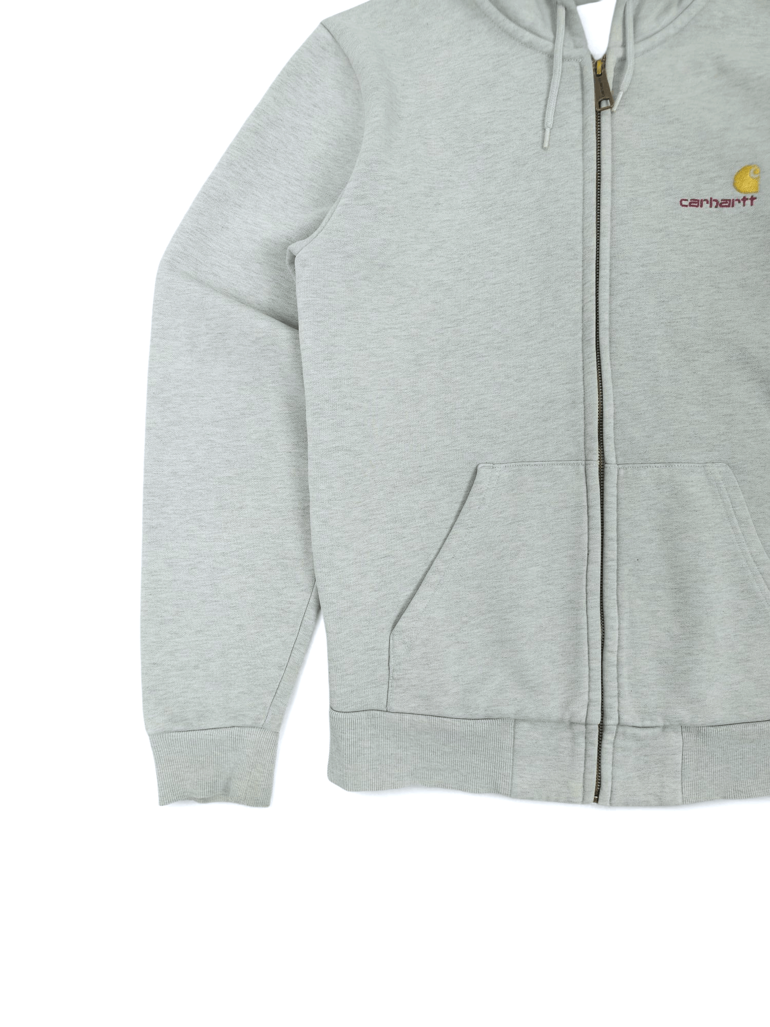 Carhartt 💎 Vintage Y2K Carhartt Gray Sweatshirt Hoodie Logo Basic Size US S / EU 44-46 / 1 - 4 Thumbnail