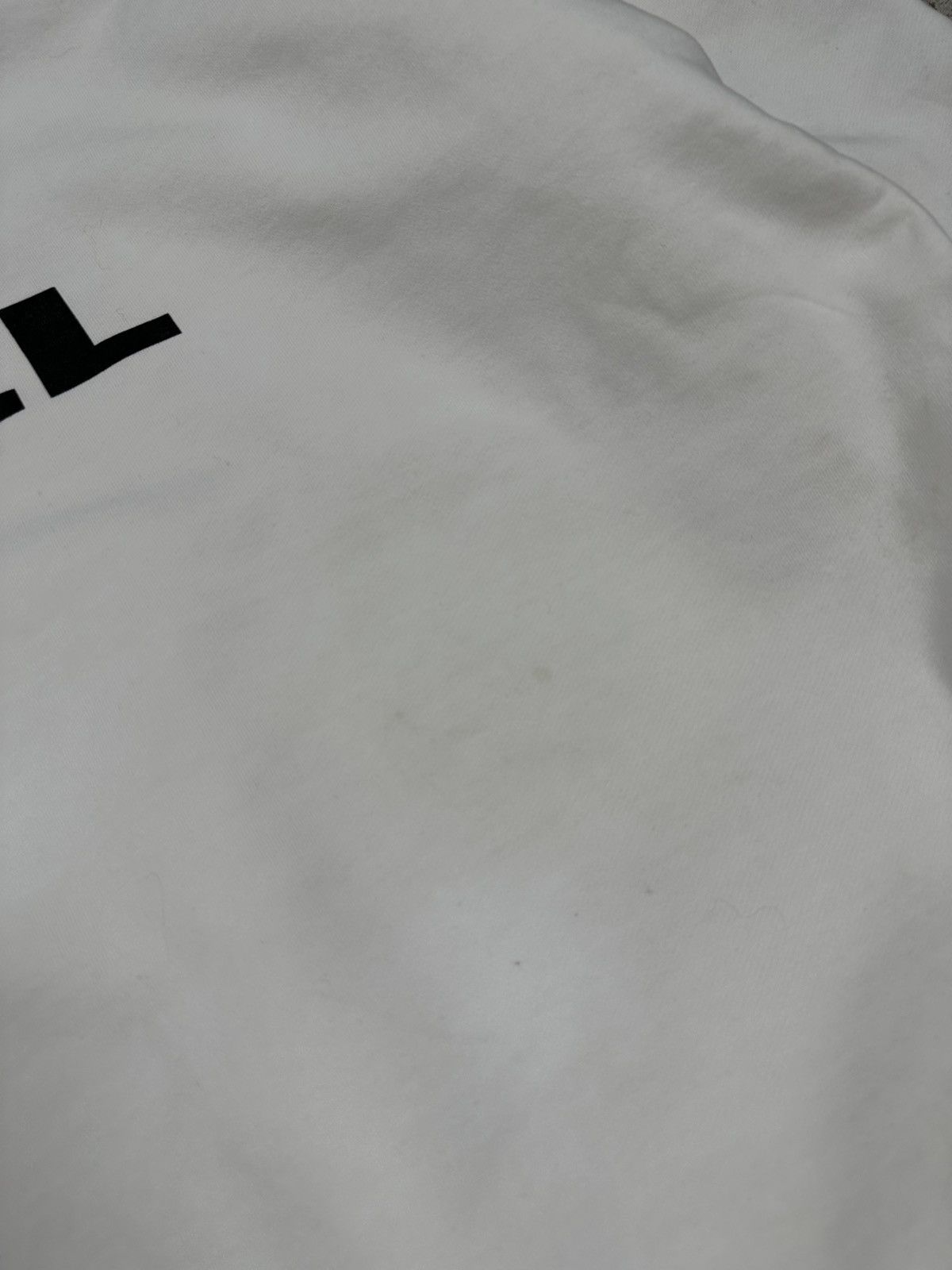 Diesel × Vintage Vintage Y2K Diesel Hybrid Logo White Boxy Hoodie Sweatshirt Size US L / EU 52-54 / 3 - 5 Thumbnail