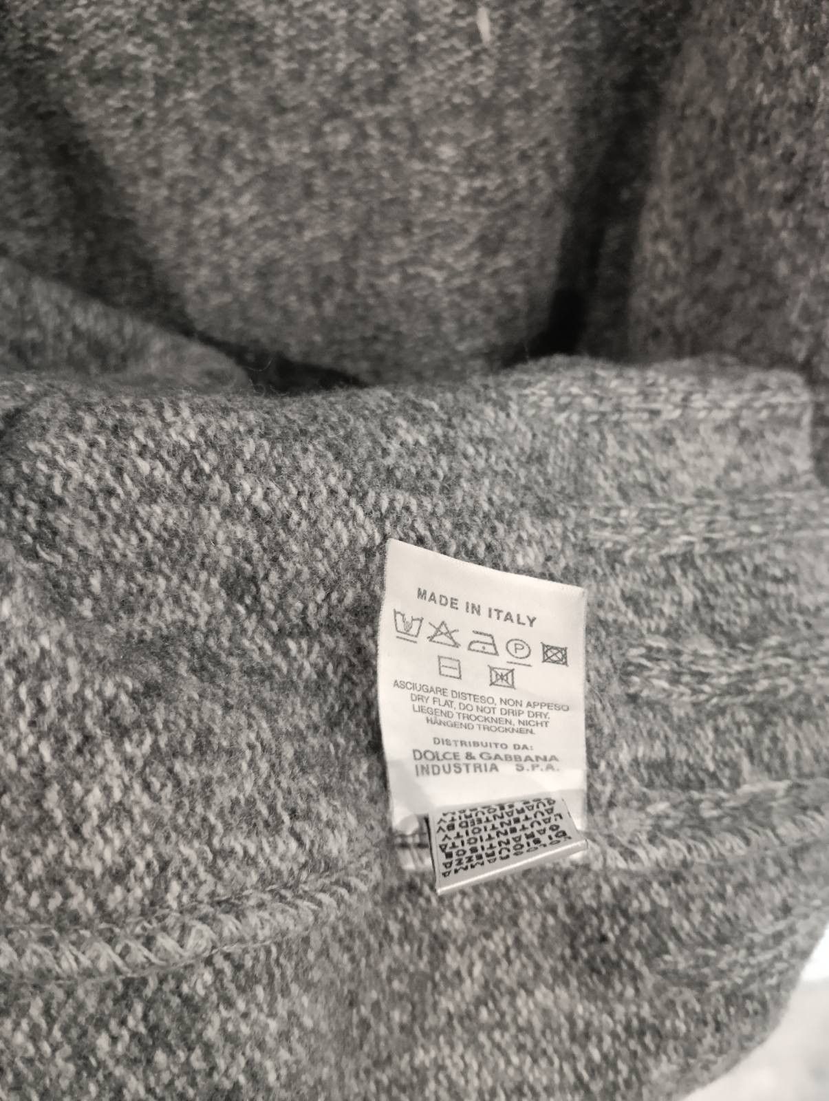 Dolce & Gabbana Dolce Gabbana gray wool sweater men L Size US L / EU 52-54 / 3 - 9 Thumbnail