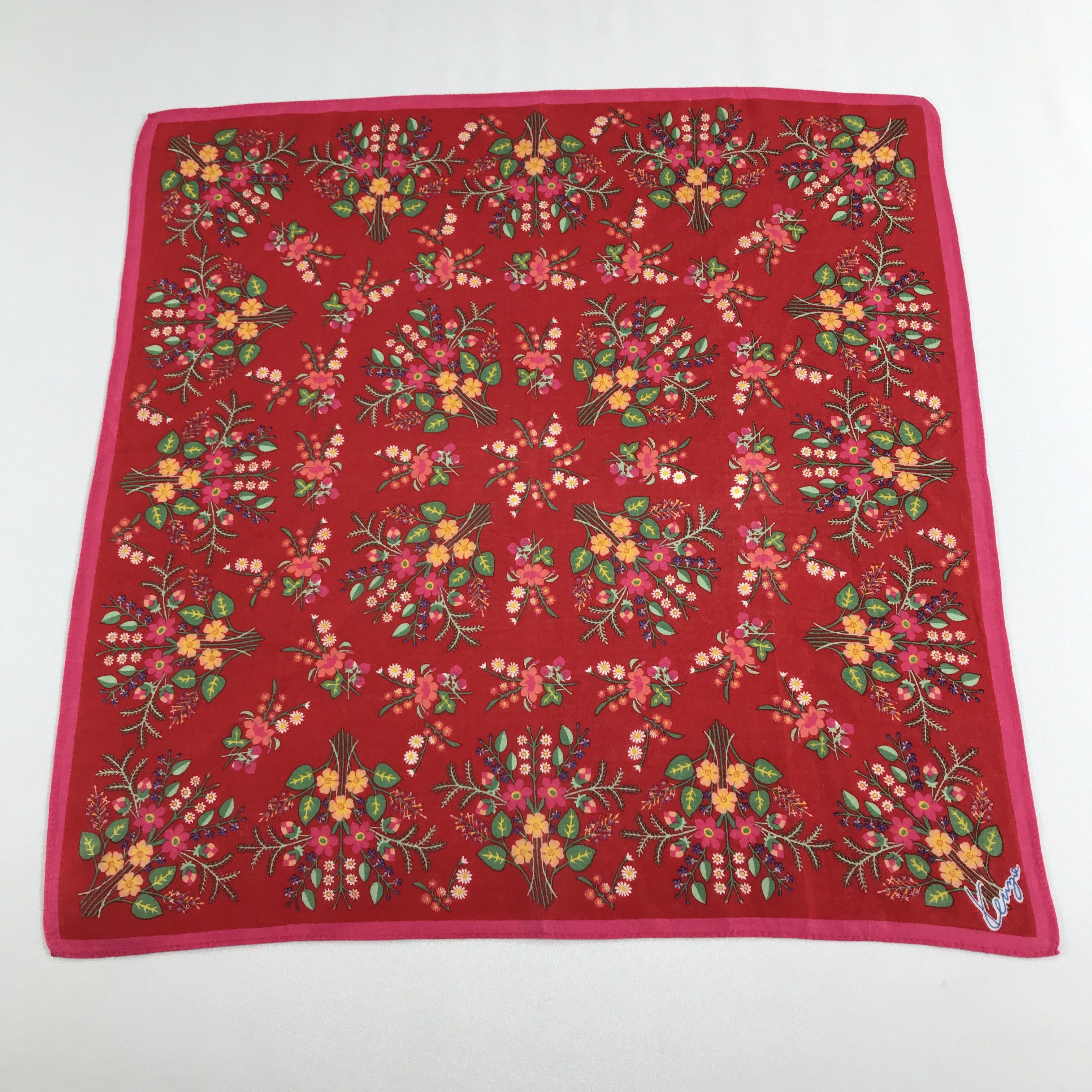 Kenzo Kenzo Handkerchief Neckerchief Bandana H1106 Size ONE SIZE - 1 Thumbnail