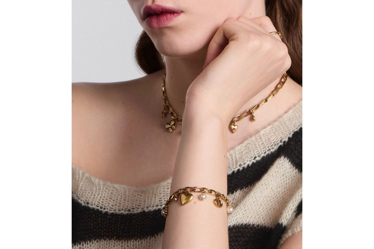 Dior o1bcso1str0126 Size: OS/Lucky Charms Bracelet in Golden Size ONE SIZE - 3 Thumbnail