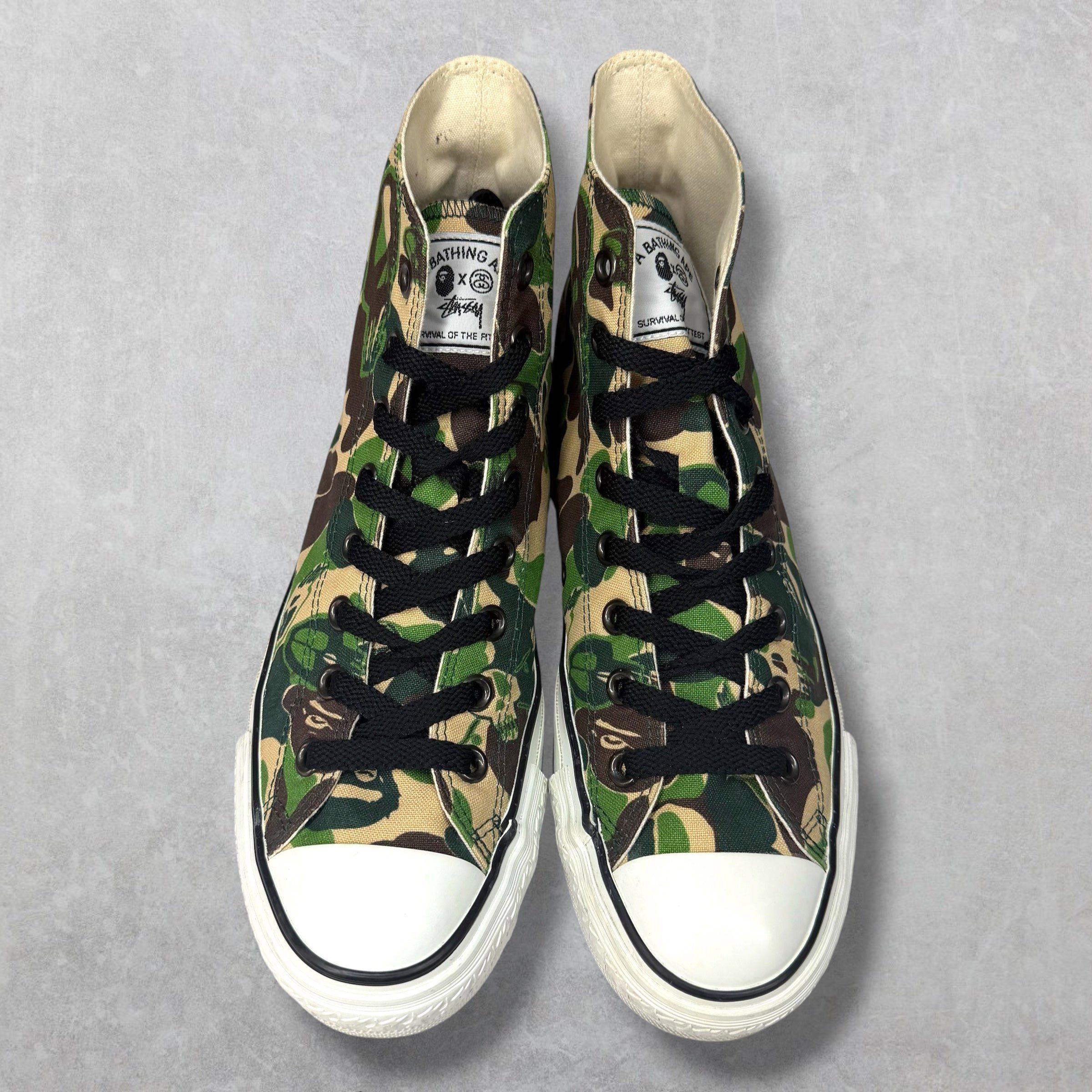 Bape × Stussy Bape x Stussy Ape Sta Sneaker 8.5 Size ONE SIZE - 2 Thumbnail