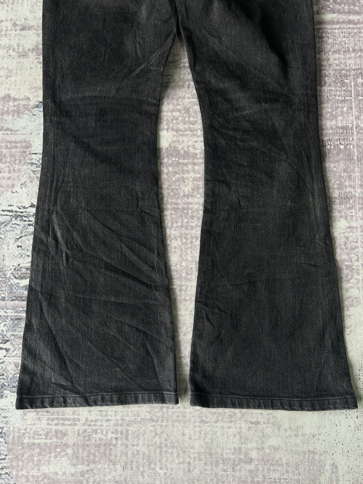 Tornado Mart Tornado Mart Flared Punk Allblack Jeans Size US 34 / EU 50 - 10 Thumbnail