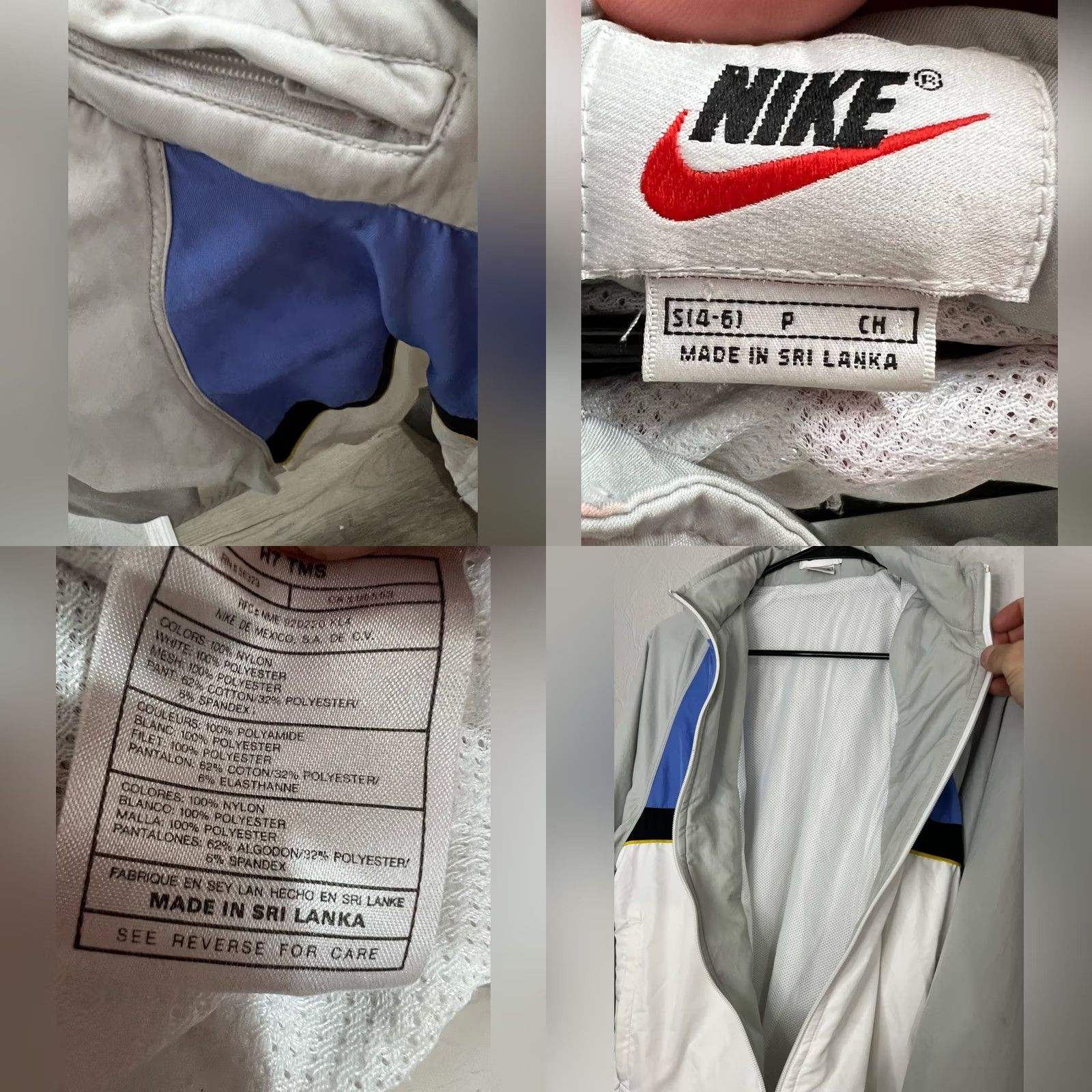 Nike VINTAGE Nike Challenge Court Zip Jacket Hood SZ SMALL Agassi Tennis Lined 90s Mens White Zip Jacket Small Size US S / EU 44-46 / 1 - 8 Thumbnail