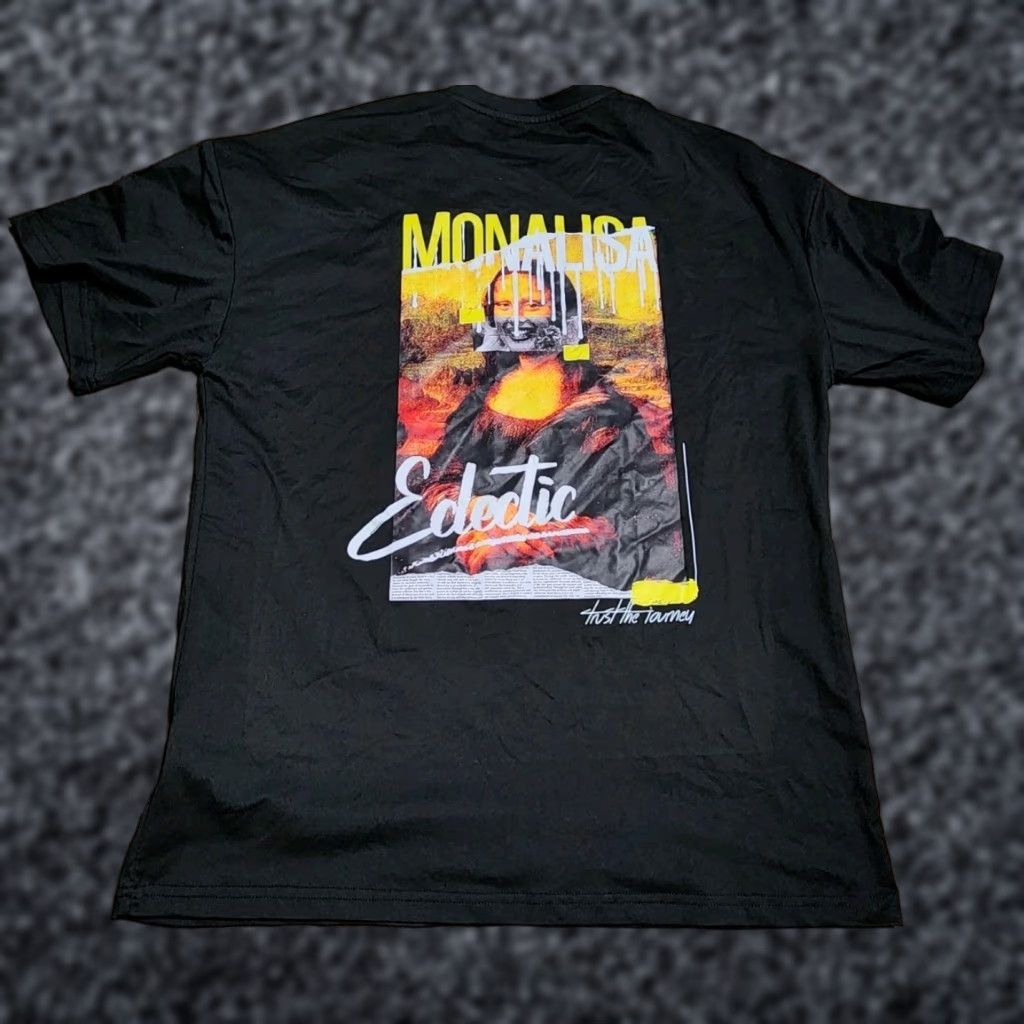 Vintage Mens S Marilyn Monroe Mona Lisa Art T Shirt Trust The Journey Eclectic Size US S / EU 44-46 / 1 - 1 Thumbnail