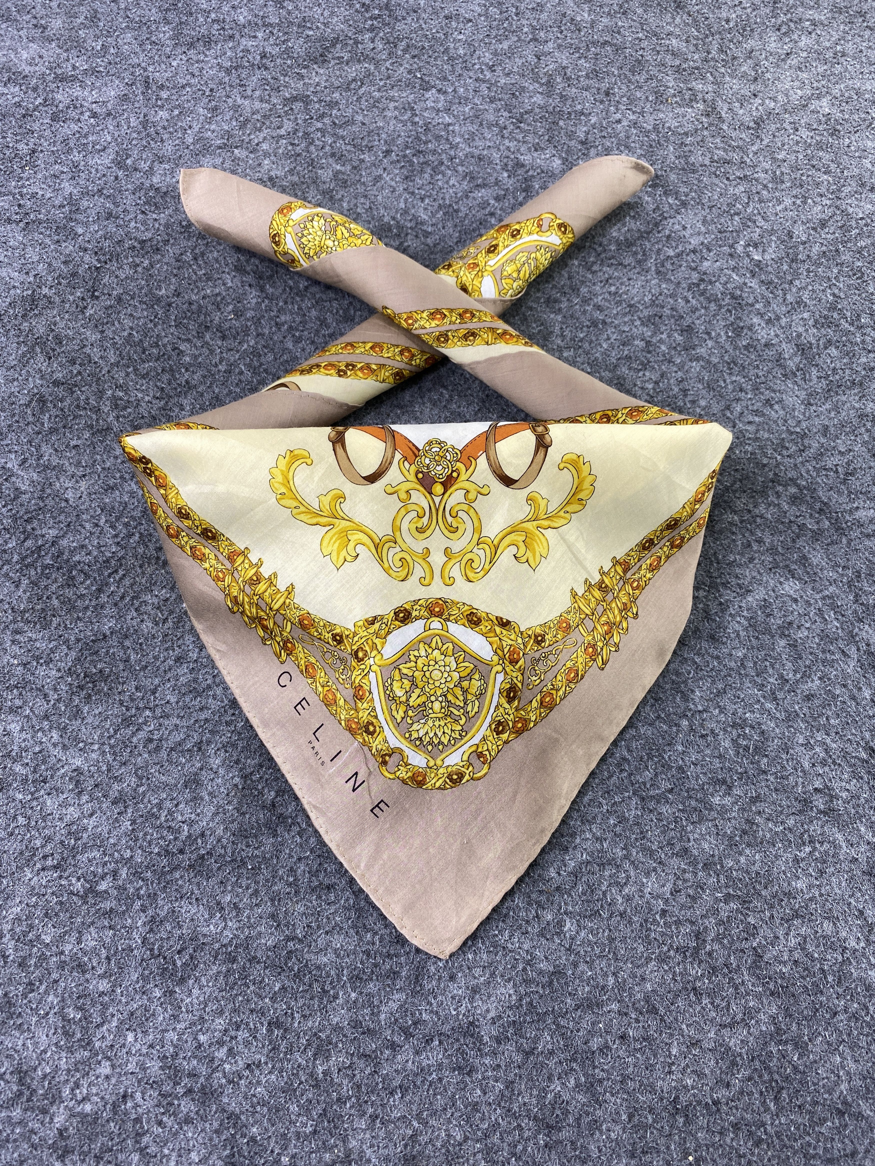 Celine Celine handkerchief bandana neckerchief-B376 Size ONE SIZE - 2 Thumbnail