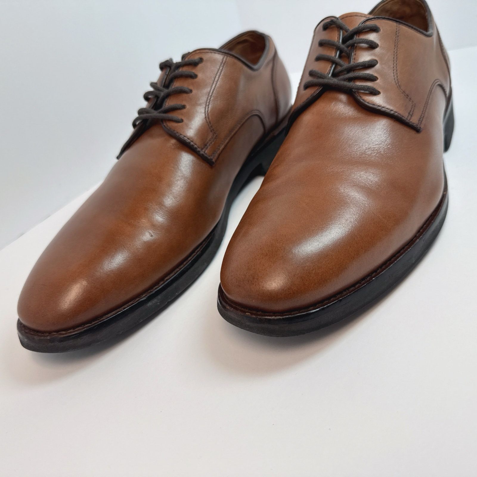 Johnston & Murphy Johnston & Murphy Reeve Plain Toe | Brown | 10.5 Size US 10.5 / EU 43-44 - 3 Thumbnail