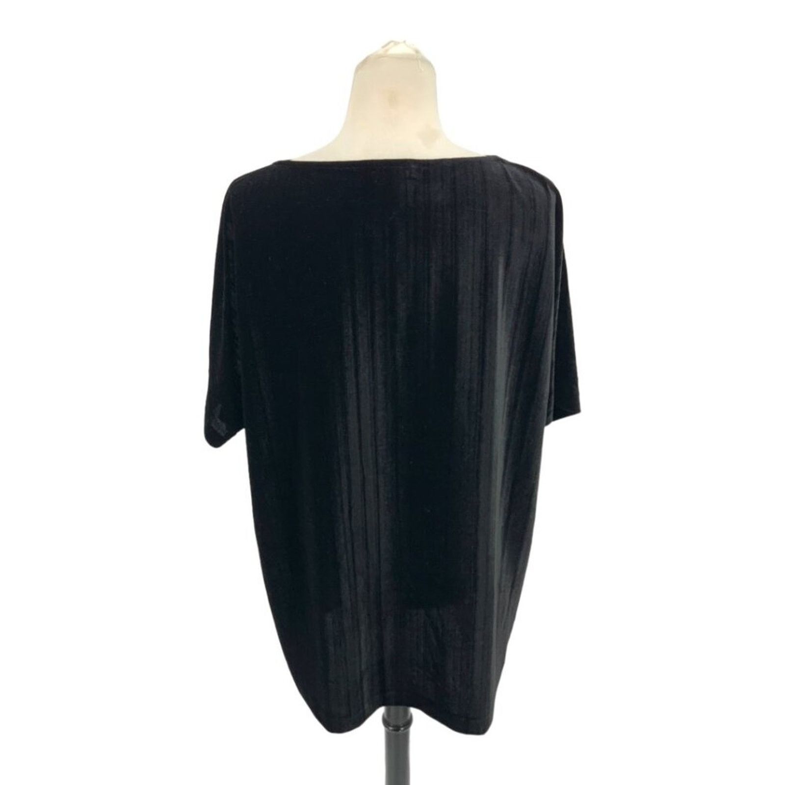 St. John St John Crushed Velvet Top Black Size Medium NWOT $695 MSRP Size M / US 6-8 / IT 42-44 - 9 Thumbnail