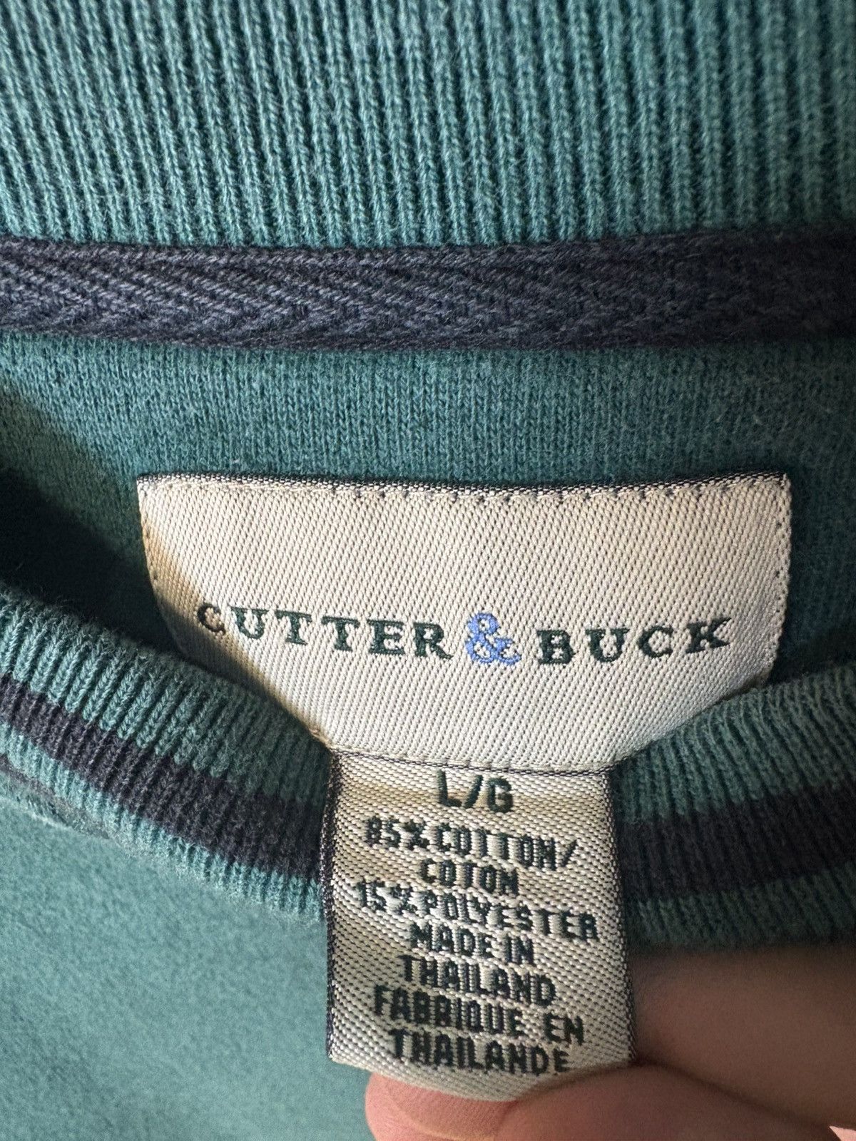 Cutter & Buck × Vintage 1990’s Notre Dame Crewneck Sweatshirt Size US L / EU 52-54 / 3 - 3 Thumbnail