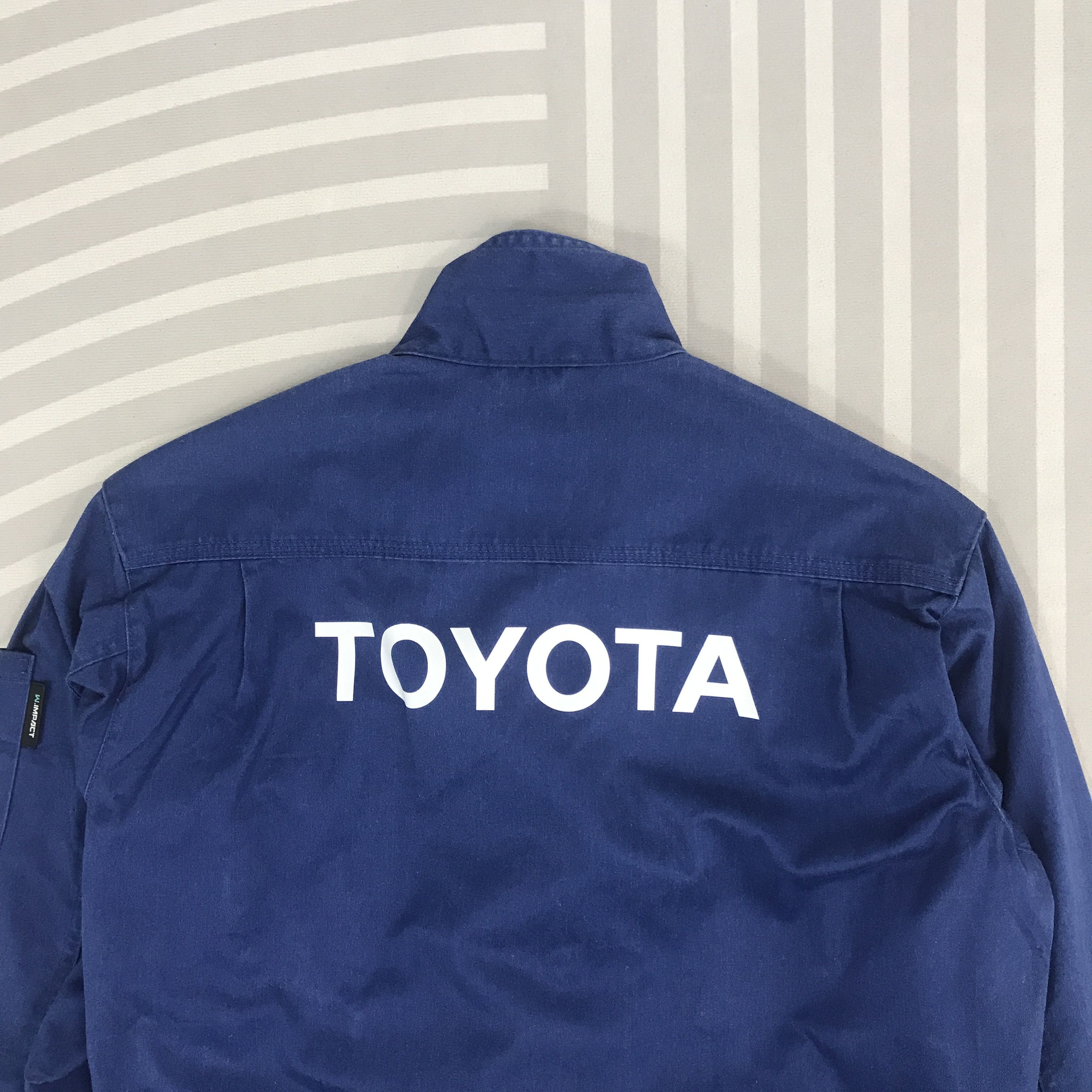 Japanese Brand × Vintage Vintage Toyota Racing blue woking Jacket Size US L / EU 52-54 / 3 - 4 Thumbnail