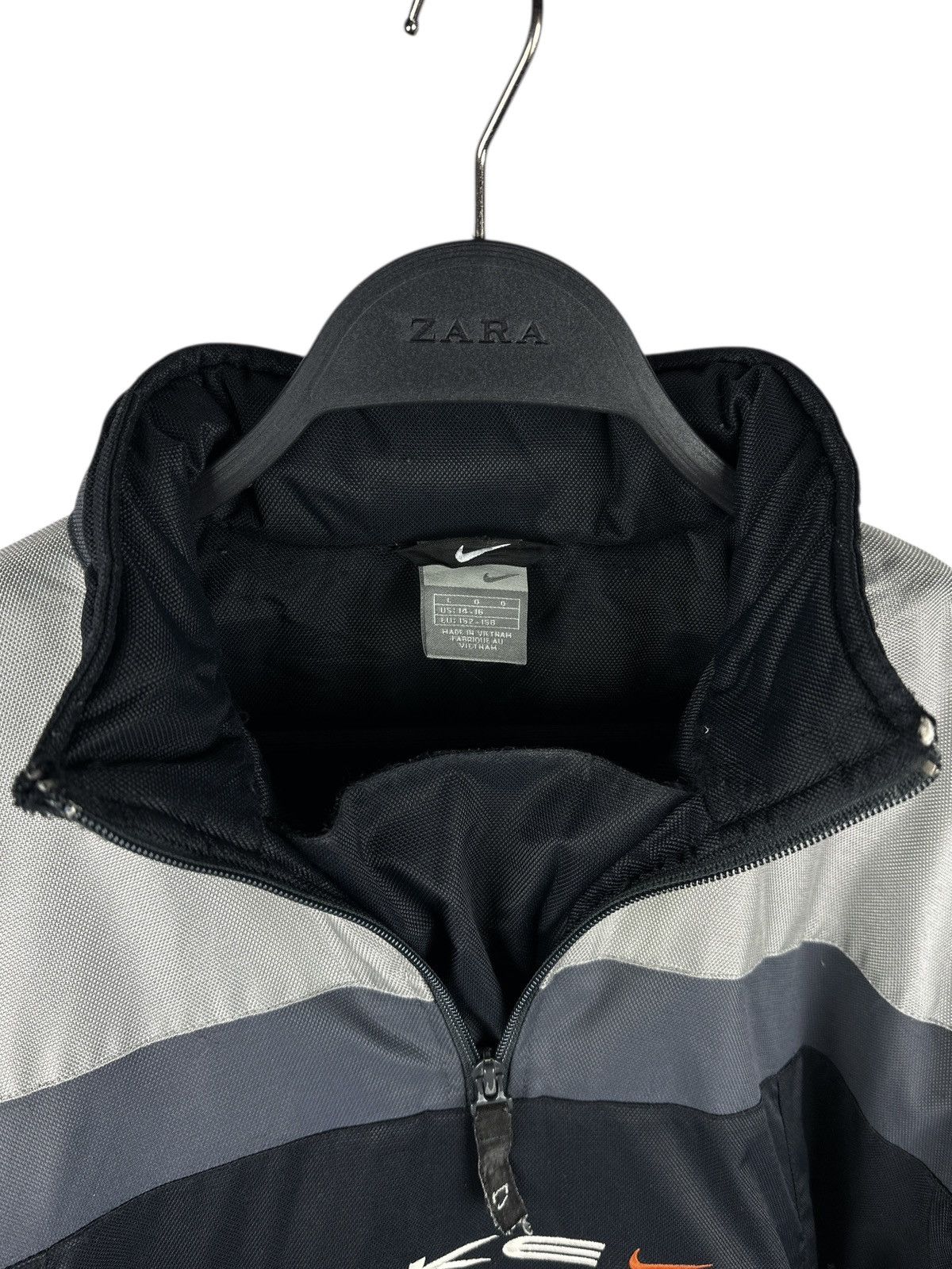 Nike Vintage Y2K Nike Big Logo Anorak Women’s Jacket Hooded Size S / US 4 / IT 40 - 9 Thumbnail