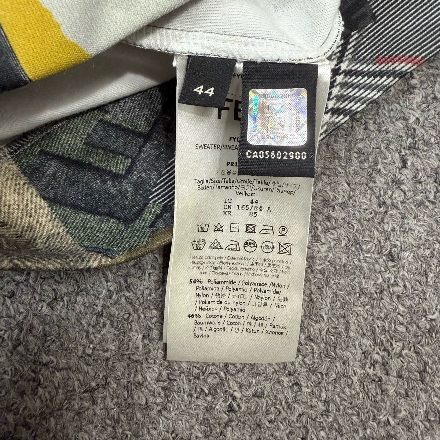 Fendi Fendi All-over Art Patchwork Hoodie - Size 44 Size L / US 10 / IT 46 - 4 Thumbnail