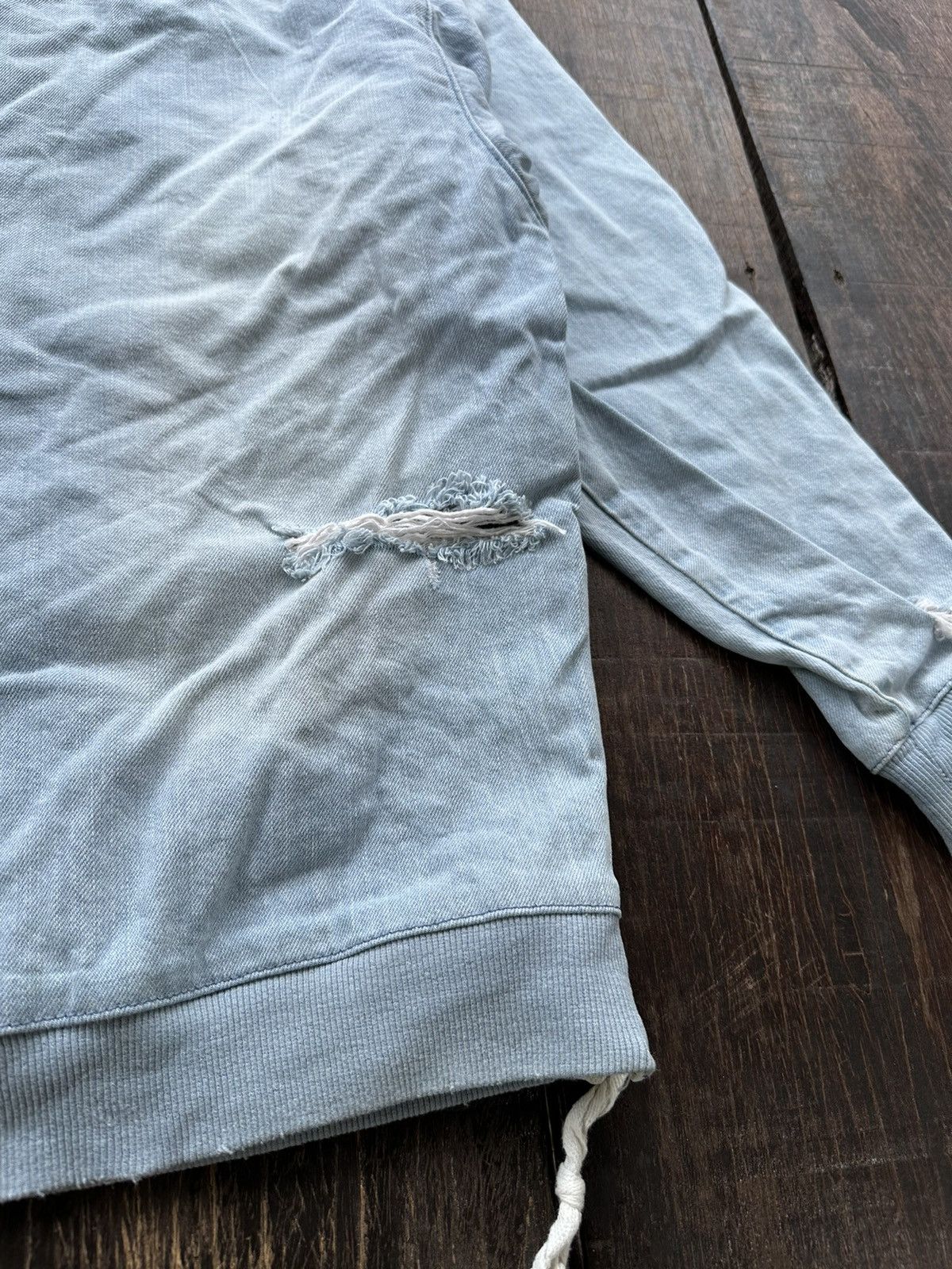 Zara Zara Man Distressed Denim Size US L / EU 52-54 / 3 - 3 Thumbnail