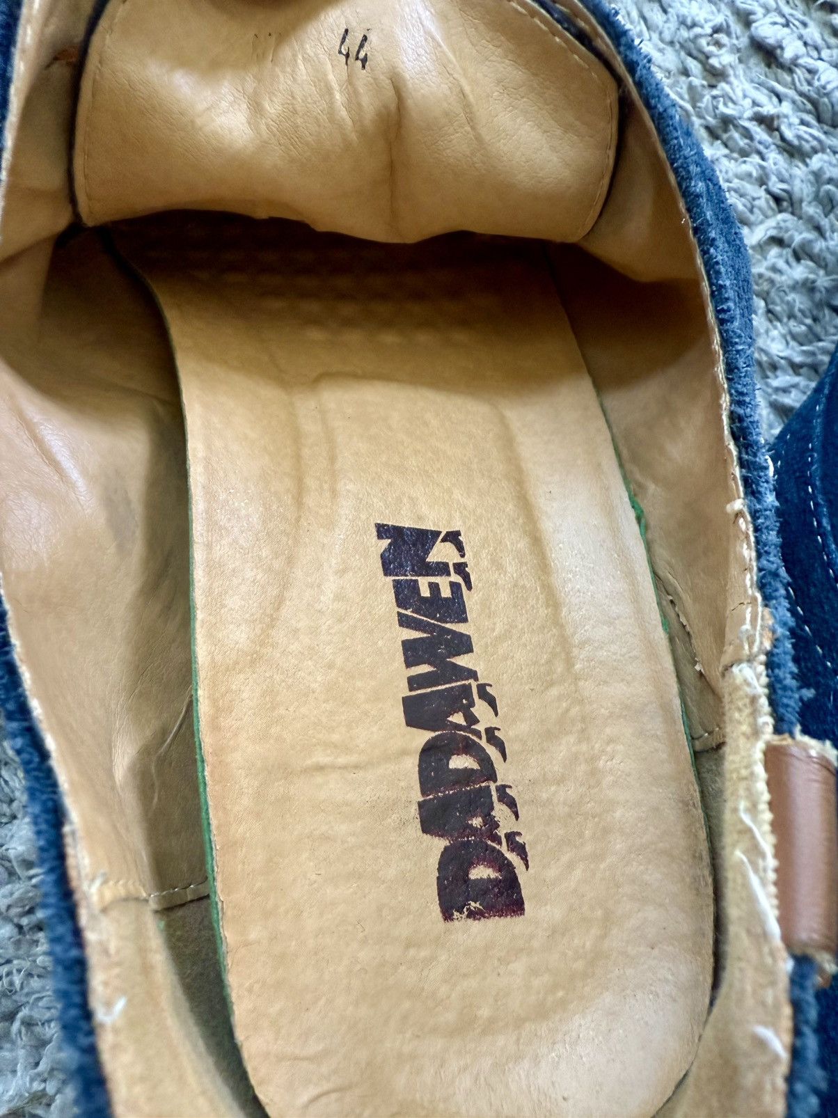 Other Dadawen Navy Suede Derby Shoes – Size 44 (US 10.5–11) Size US 10.5 / EU 43-44 - 7 Thumbnail