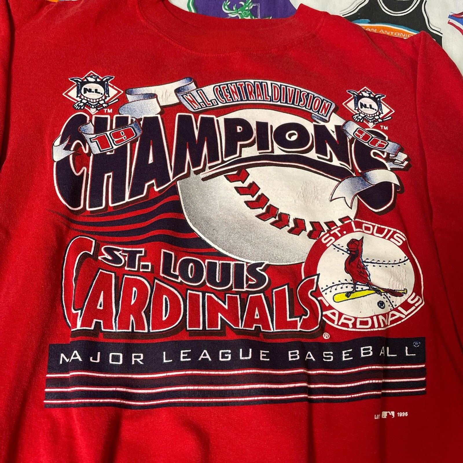 MLB × Vintage Vintage 1996 MLB St. Louis Cardinals Baseball Crewneck Size US M / EU 48-50 / 2 - 3 Thumbnail