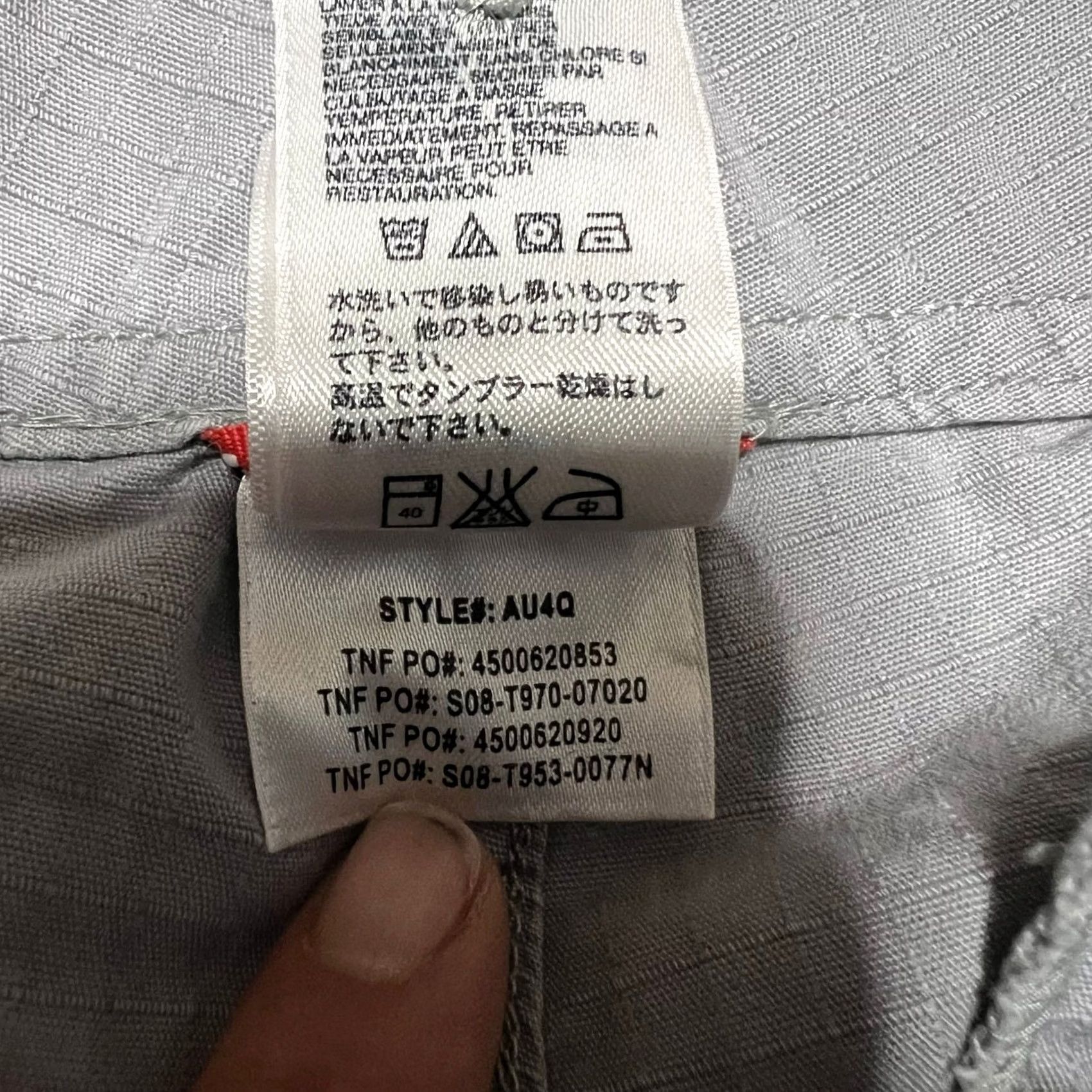 The North Face The North Face Pants Capri Womens 4 (30x24.5) Ripstop Straight Roll Up Hiking Gray Capris Womens 4 Size 27" / US 4 / IT 40 - 7 Thumbnail