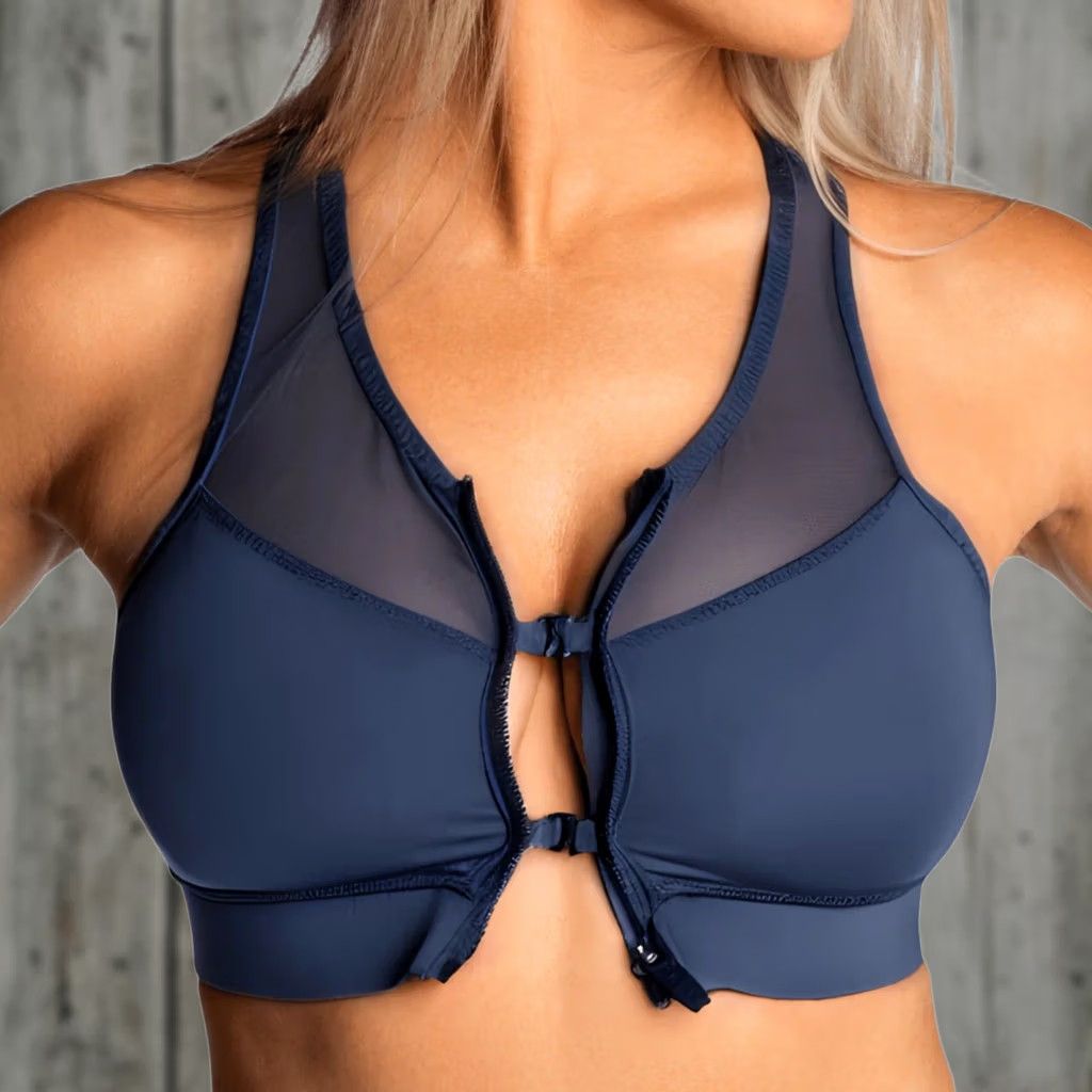 Vintage VINTAGE Handful High Impact The Closer Sports Workout Bra Night Swim Navy Small Size ONE SIZE - 1 Thumbnail