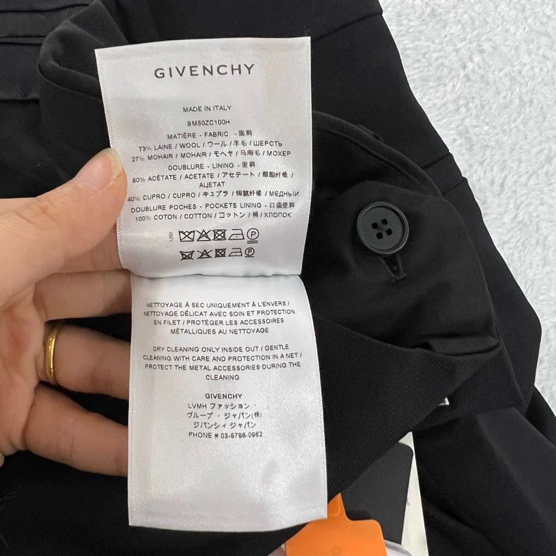 Givenchy Givenchy Size XL Black Trousers Size US 27 - 4 Thumbnail