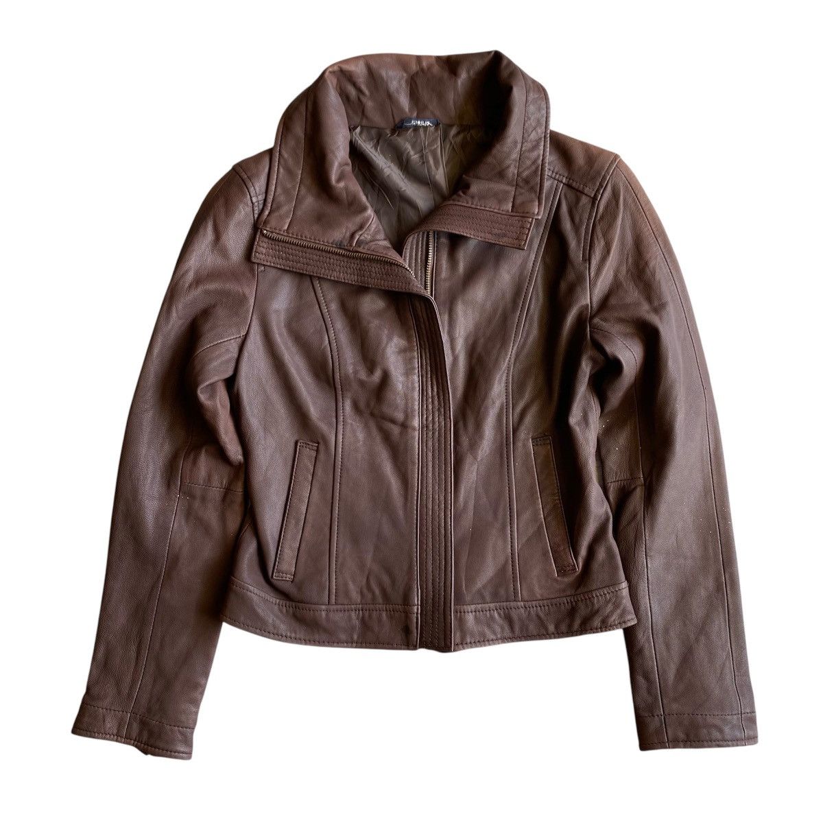 Japanese Brand ROPE Sheepskin Leather Jacket Size XS / US 0-2 / IT 36-38 - 1 Thumbnail