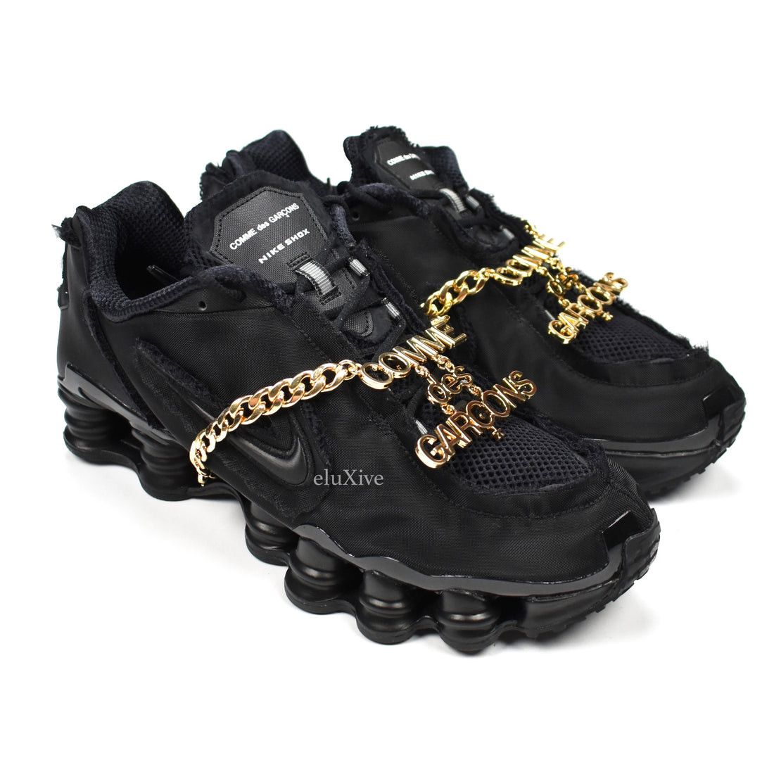 Comme Des Garcons Nike Shox Black | Grailed