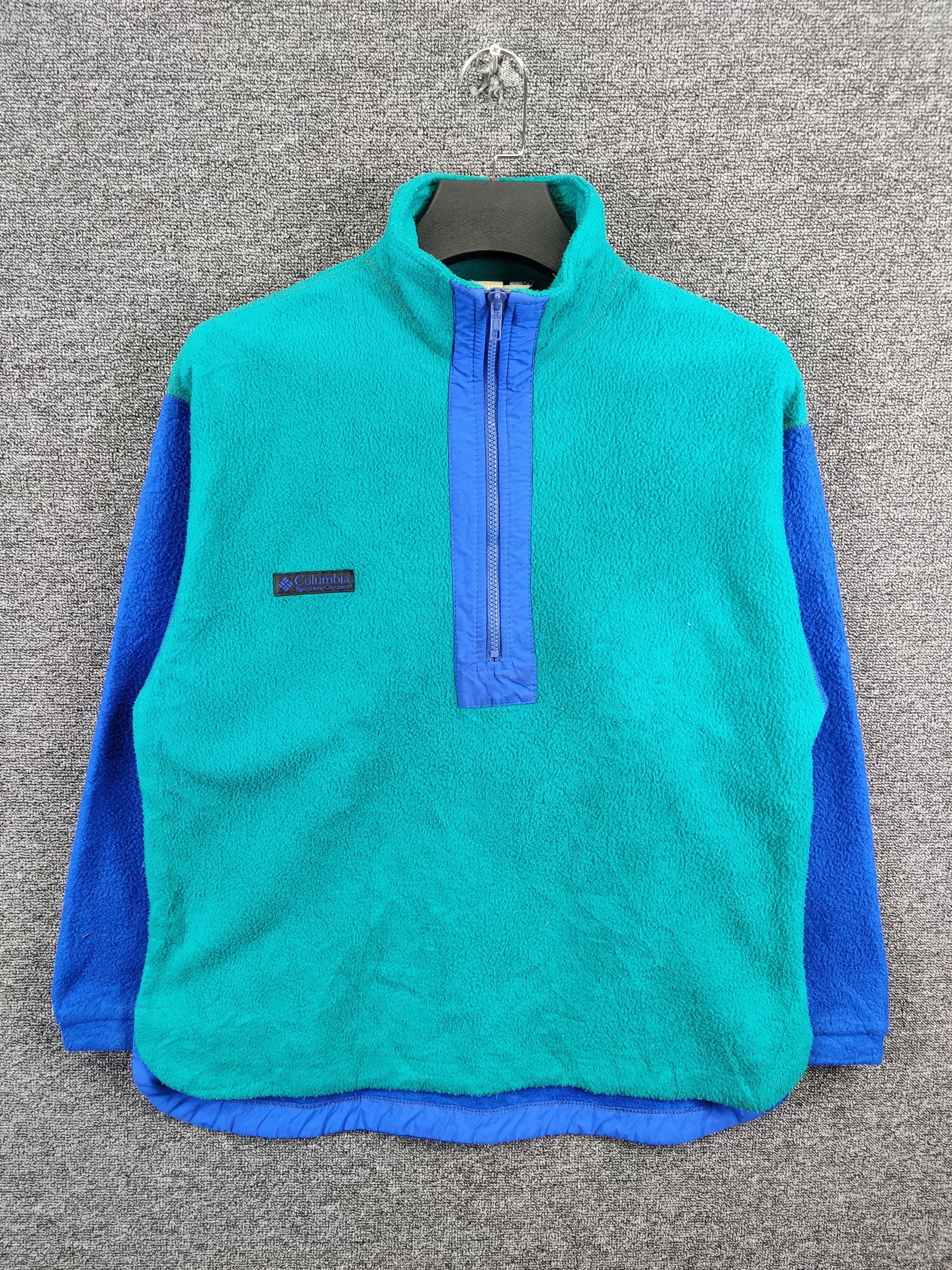 Columbia Vintage Columbia Half Zipper Fleece Jacket Size US L / EU 52-54 / 3 - 1 Thumbnail