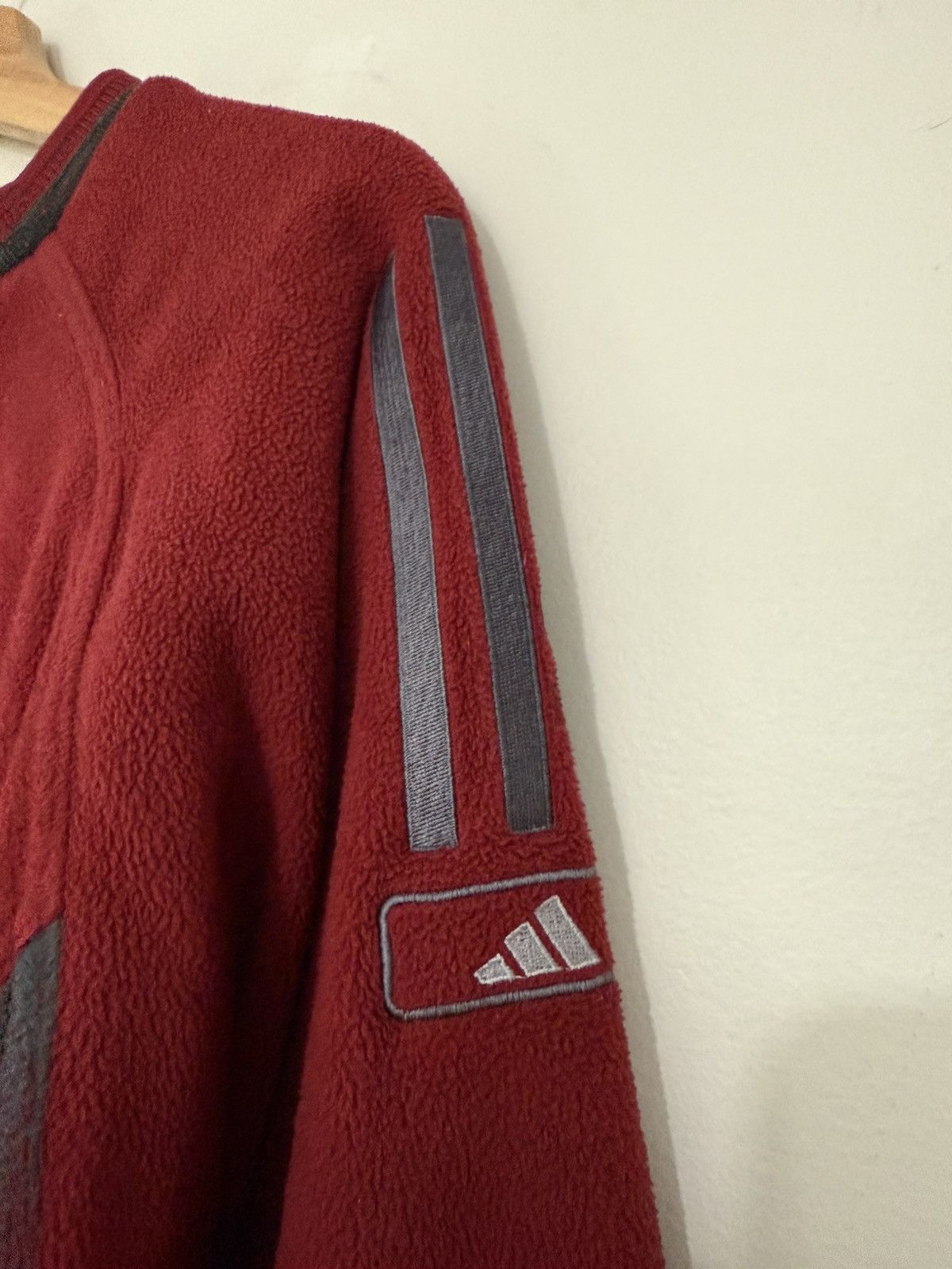 Adidas Vintage retro adidas polar fleece sweater Size US M / EU 48-50 / 2 - 5 Thumbnail