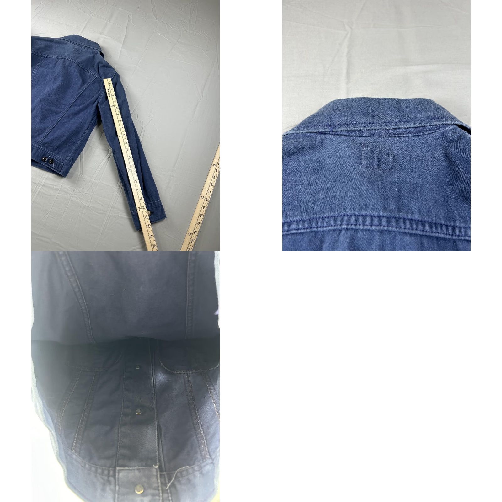 Lee VINTAGE Lee Jacket Womens M Blue Denim Western Trucker Short Button Front Casual 60s 70s Mens? Womens Size M / US 6-8 / IT 42-44 - 9 Thumbnail