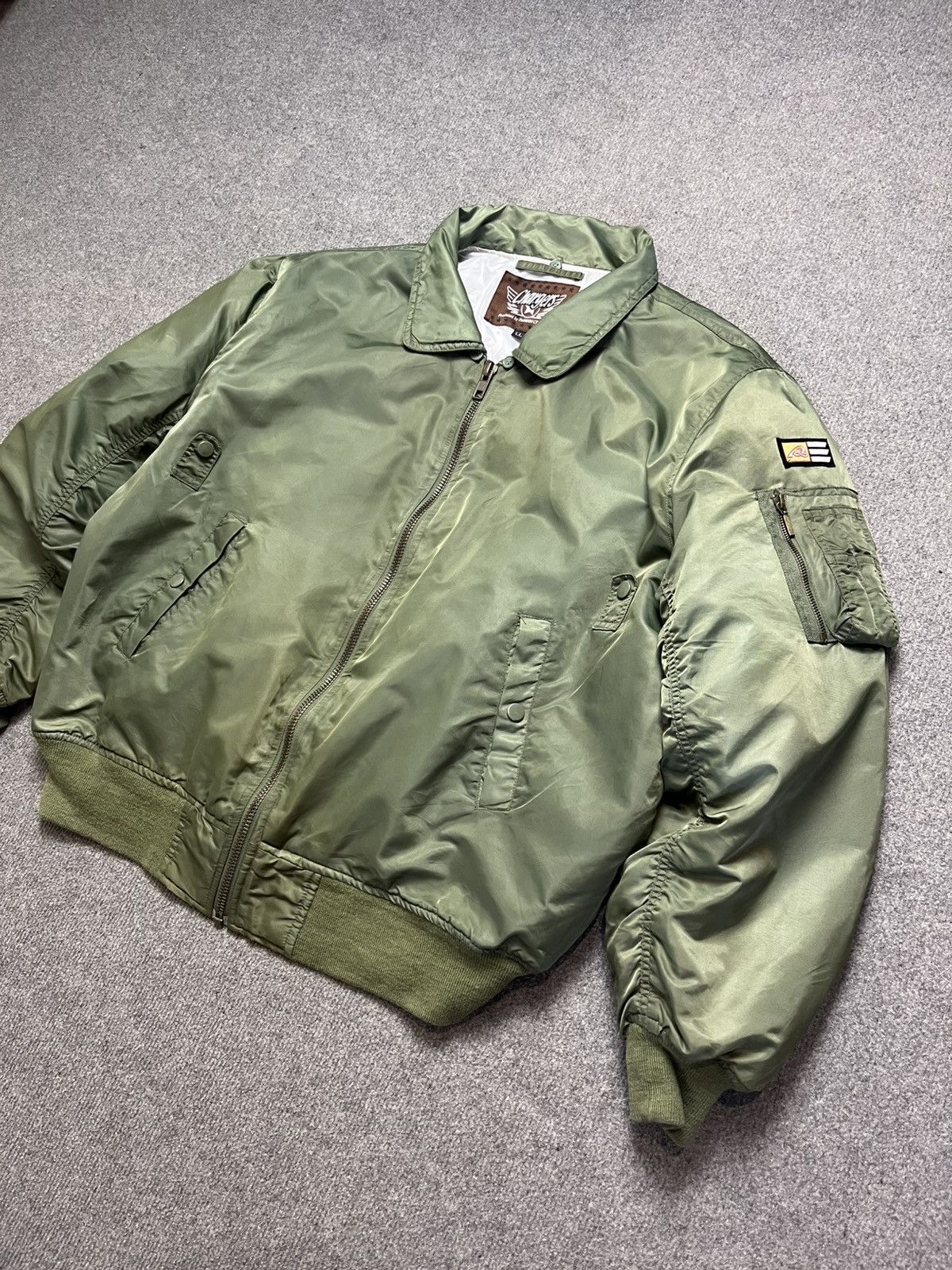Japanese Brand × Vintage Vintage Japanese MA-1 bomber Size US L / EU 52-54 / 3 - 3 Thumbnail