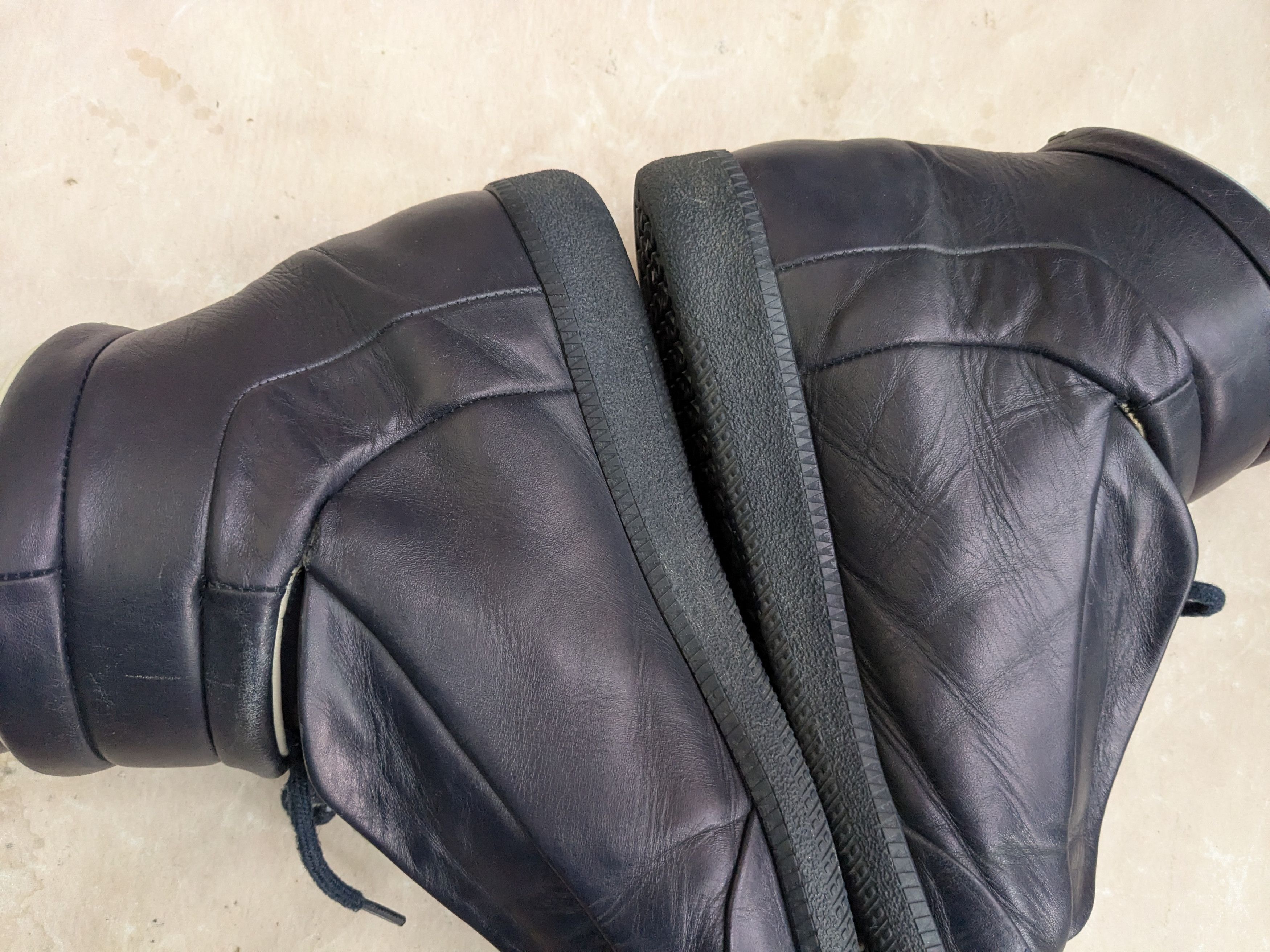 Maison Margiela Maison Margiela Future Navy Blue 11 44 High Tops Leather Size US 11 / EU 44 - 10 Thumbnail