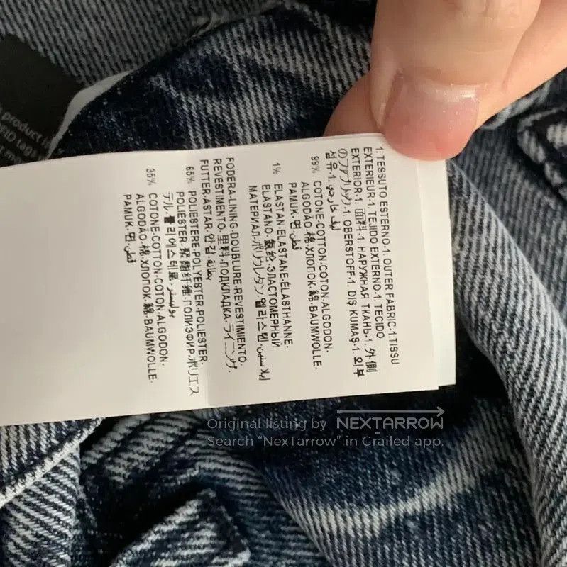 Versace Versace Blue Cotton Women's Denim Pants . Size 22" - 4 Thumbnail
