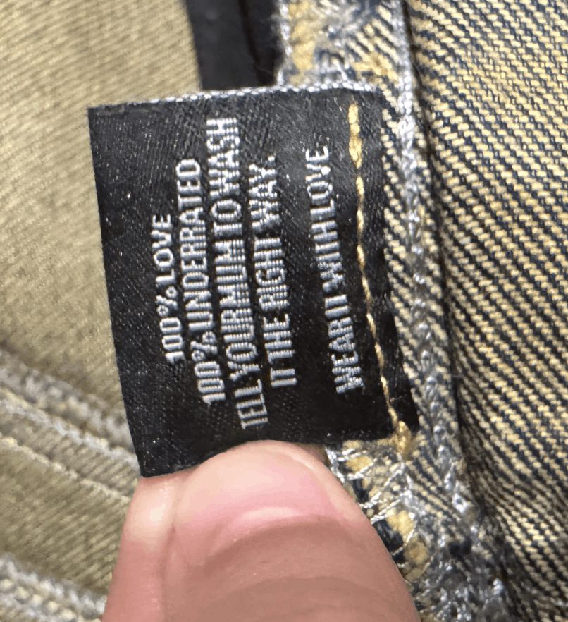 Japanese Brand × No Faith Studios No Faith Studios Heavy Wave Denim Size US 32 / EU 48 - 6 Thumbnail