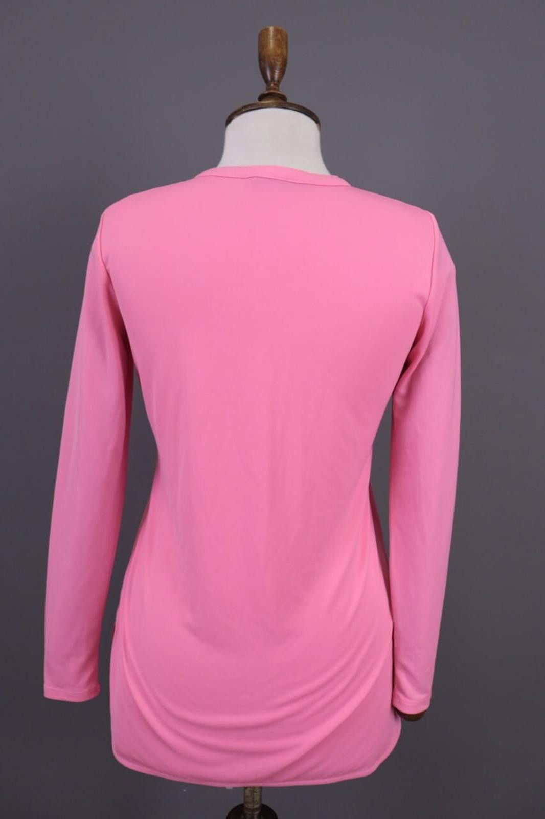 Lauren Ralph Lauren Lauren Ralph Lauren Pink Henley Blouse Top Shirt Size XS Size XS / US 0-2 / IT 36-38 - 10 Thumbnail