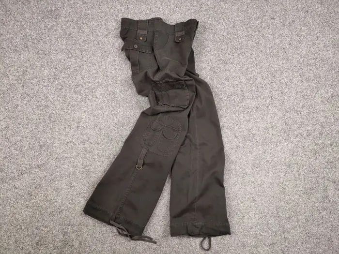 Japanese Brand Vintage 90's Japanese Baggy Multi Pocket Cargo pants Womens Size 32" / US 10 / IT 46 - 18 Thumbnail
