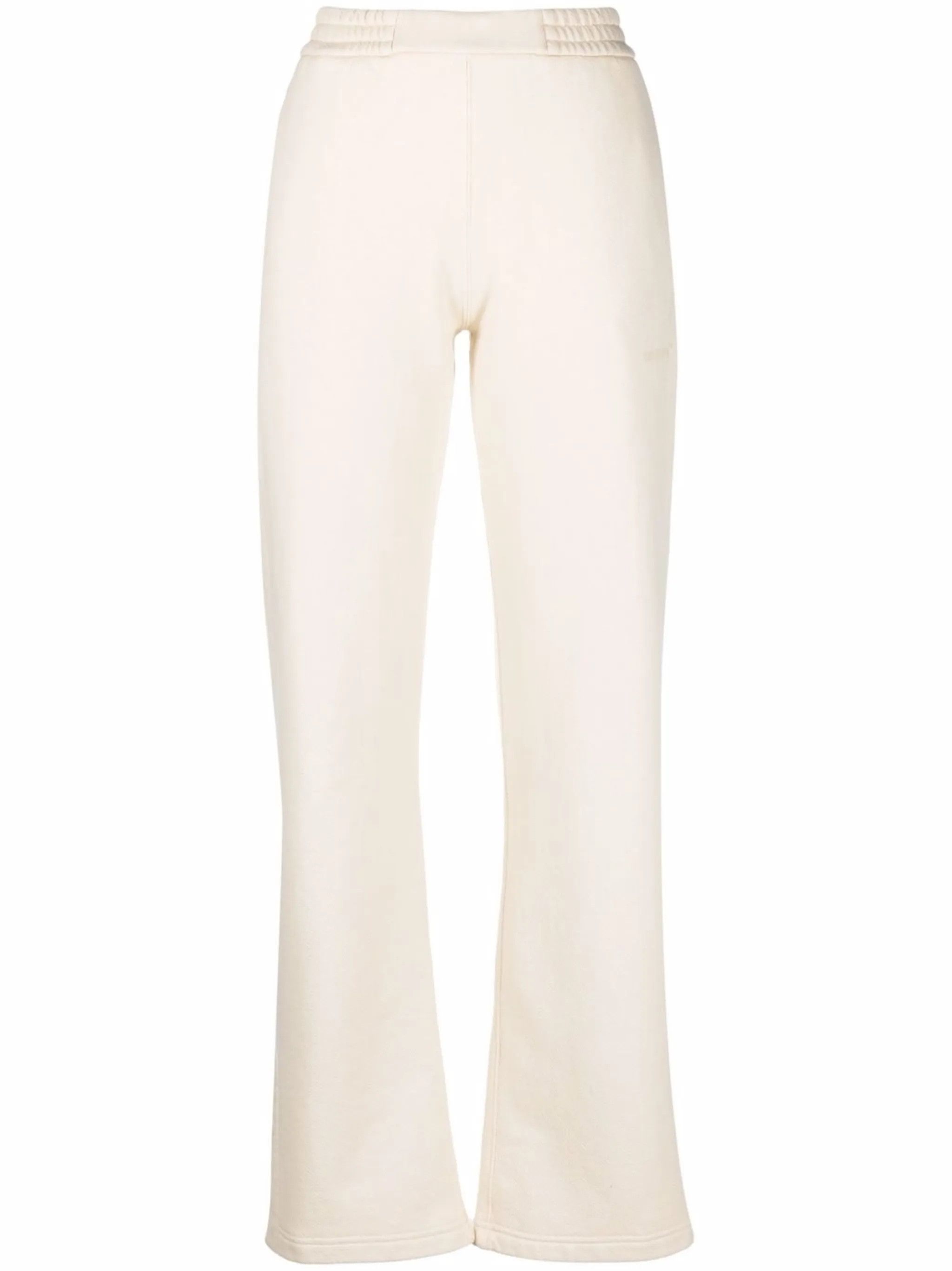 Off-White o1gr1nt0125 Diag Tapered Sweatpant in Off White Size 25" / US 0 / IT 36 - 1 Thumbnail