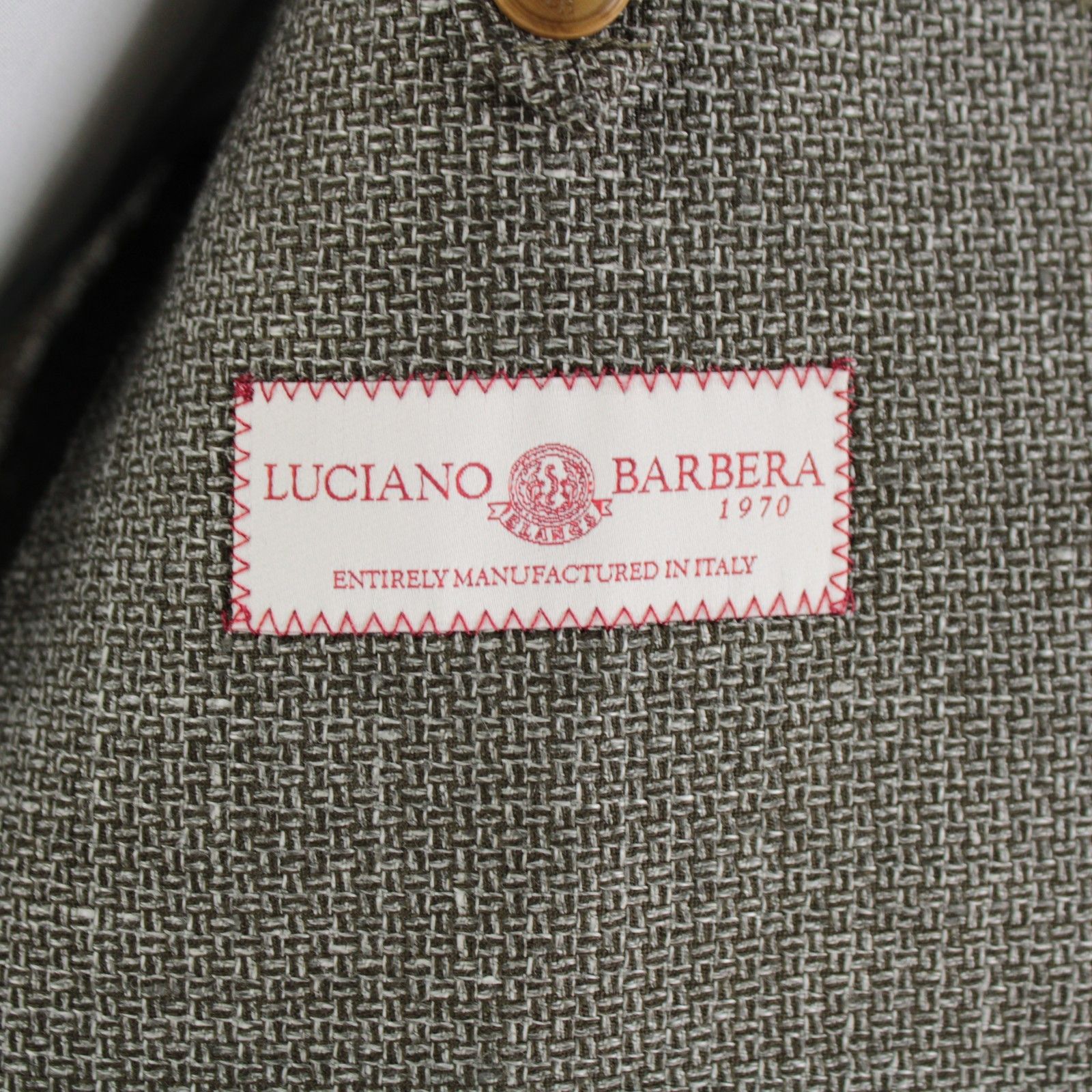 Luciano Barbera Luciano Barbera Sport Coat Size 44 US in Green Size 44R - 7 Thumbnail