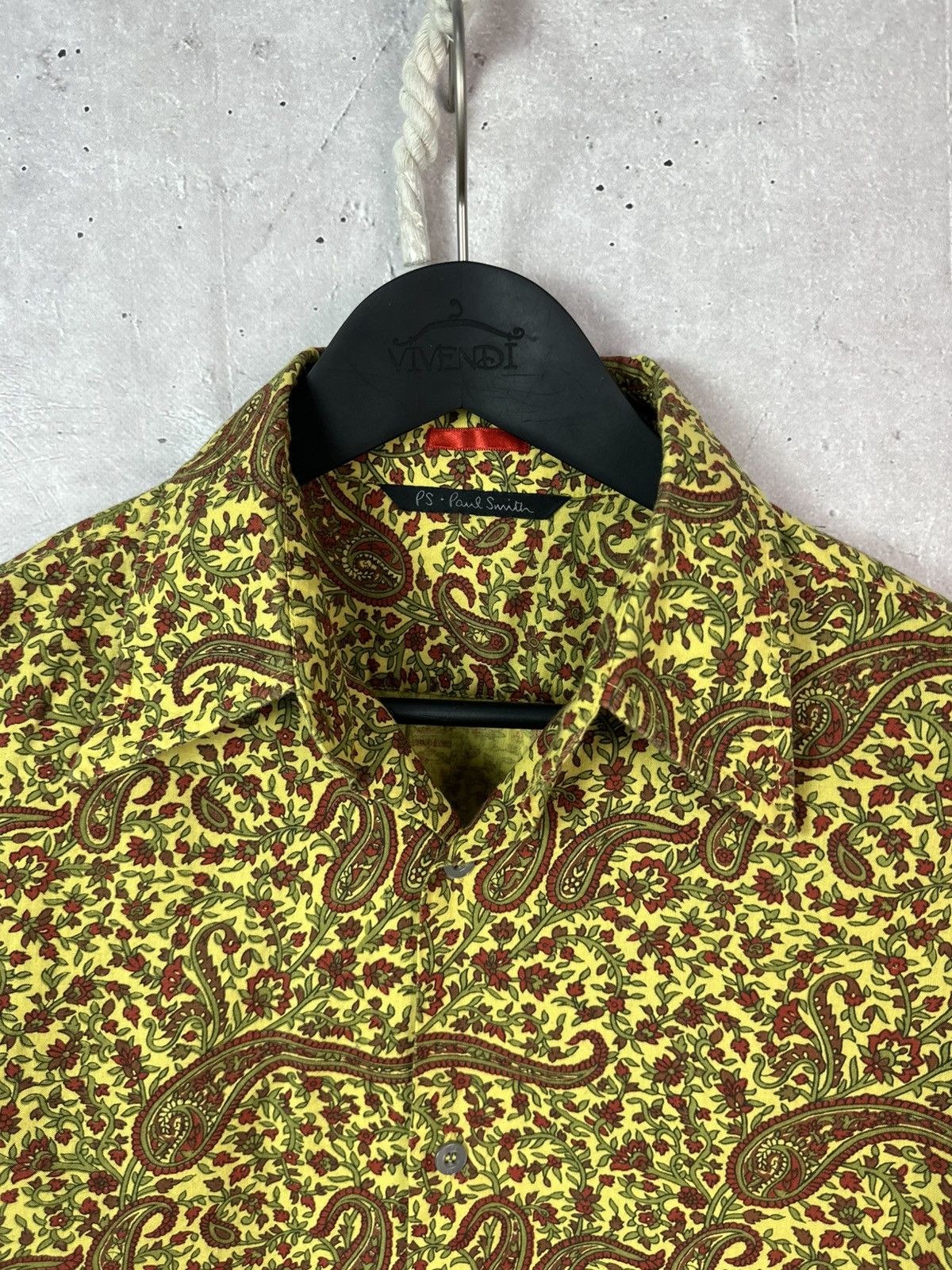 Paul Smith Paul Smith Paisley Pattern Long Sleeve Cotton Men’s Shirt Size US M / EU 48-50 / 2 - 3 Thumbnail