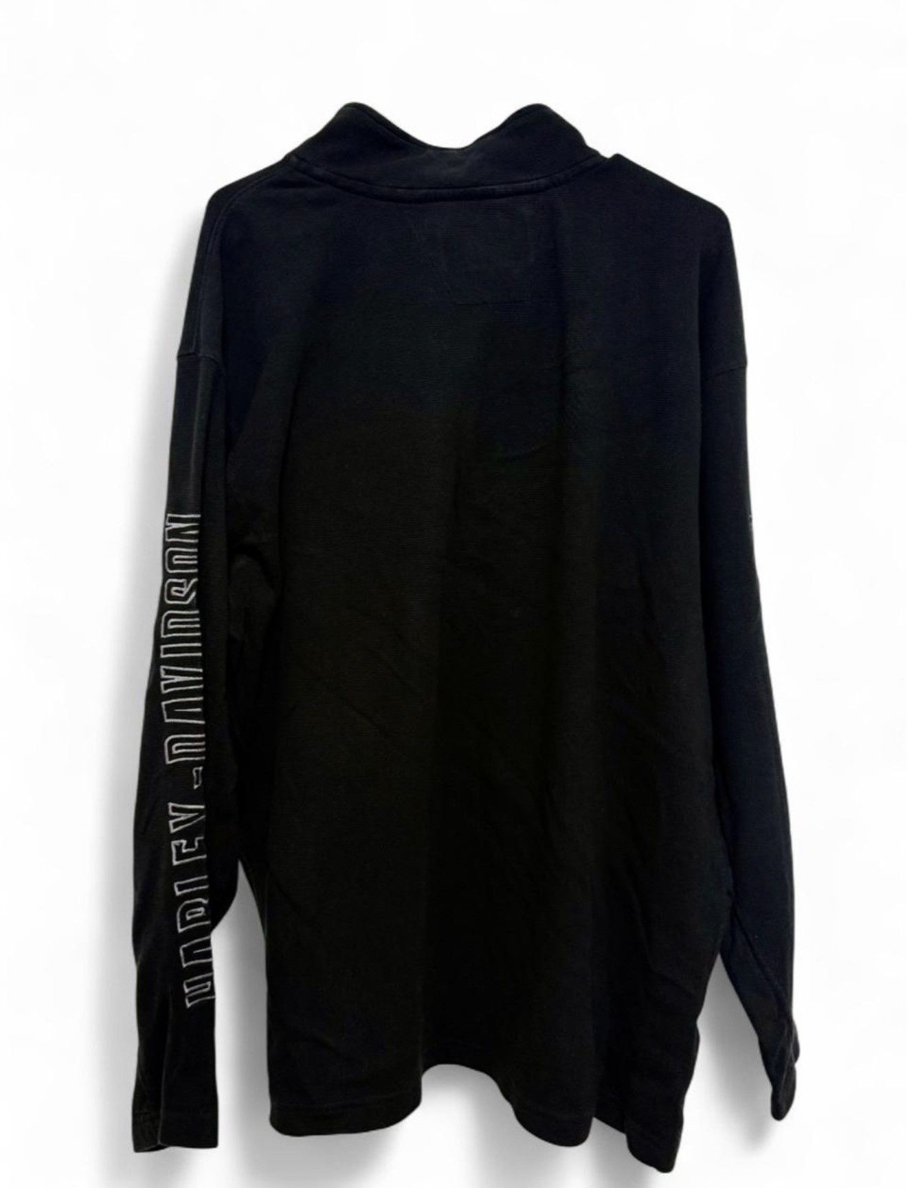 Harley Davidson Harley-Davidson Black 1/4 Zip Thermal Pullover Shirt XL Size US XL / EU 56 / 4 - 3 Thumbnail