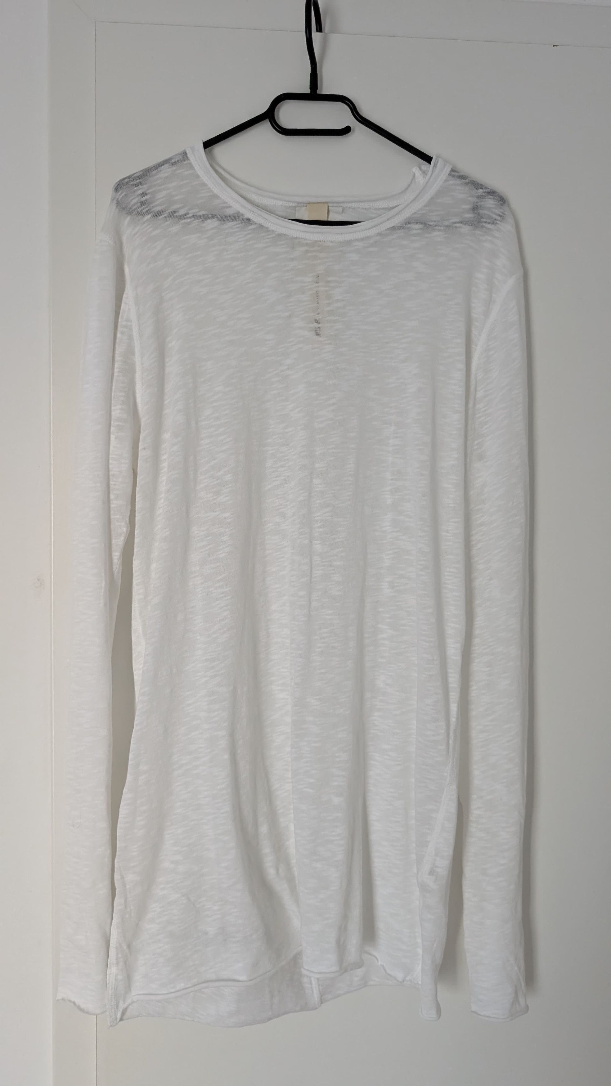 Barbara I Gongini Nordan by Barbara I Gongini White Sheer Long-Sleeve Top Size US M / EU 48-50 / 2 - 1 Thumbnail