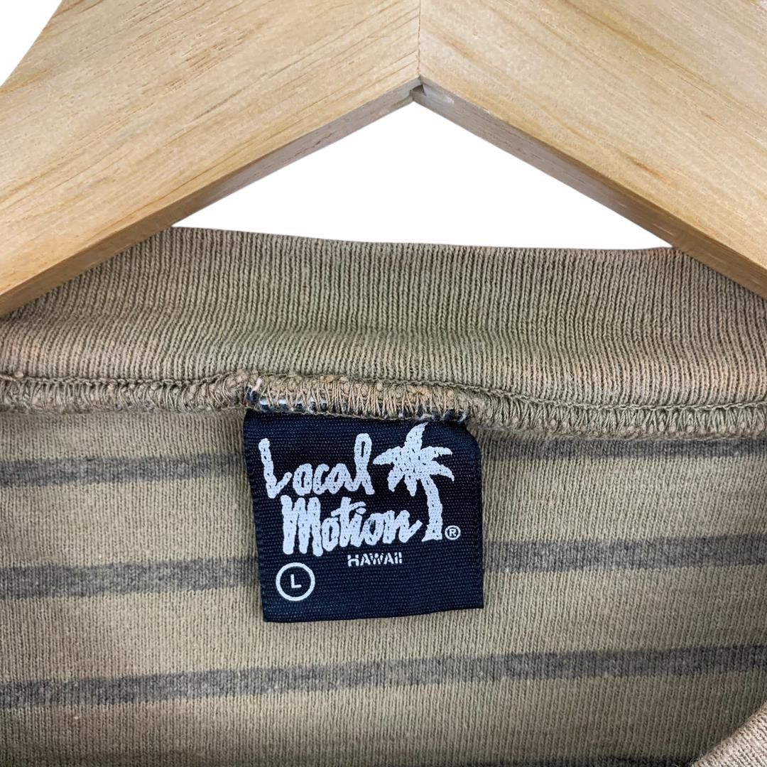 Vintage Vintage 90s LOCAL MOTION stripe embroidery surfing tee Size US L / EU 52-54 / 3 - 3 Thumbnail