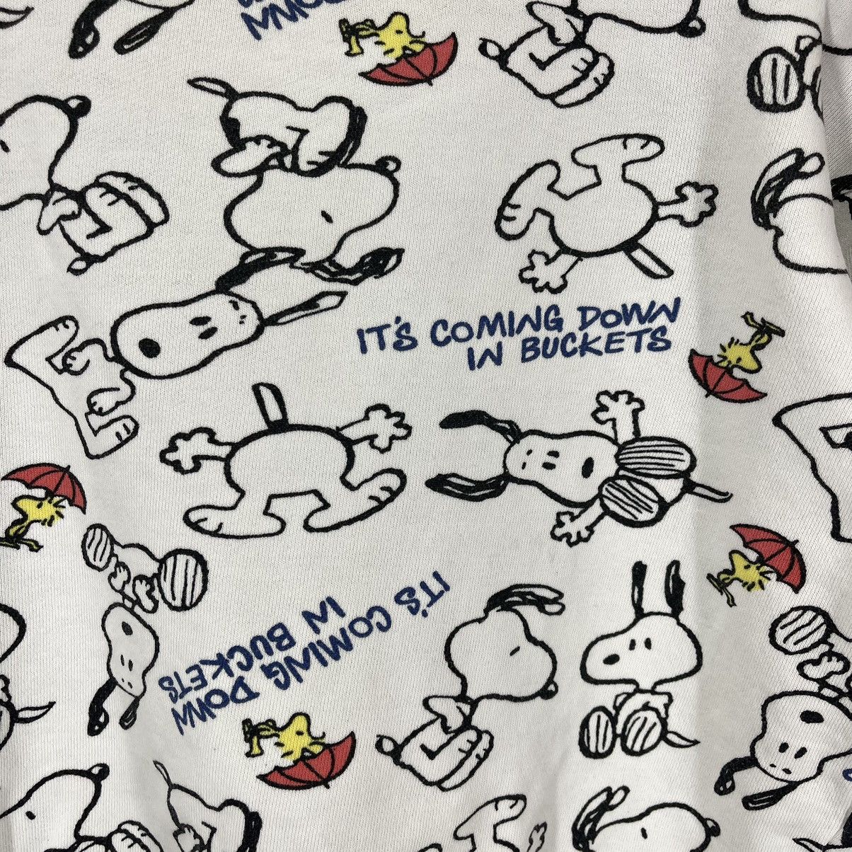 Peanuts Vintage SNOOPY Crew Neck Sweatshirt #1458/AY Size M / US 6-8 / IT 42-44 - 3 Thumbnail
